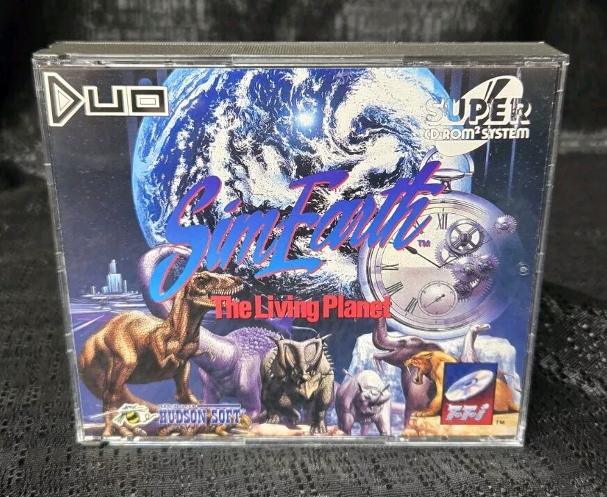 SimEarth: The Living Planet 1993 TurboGrafx CD Super CD TurboDuo