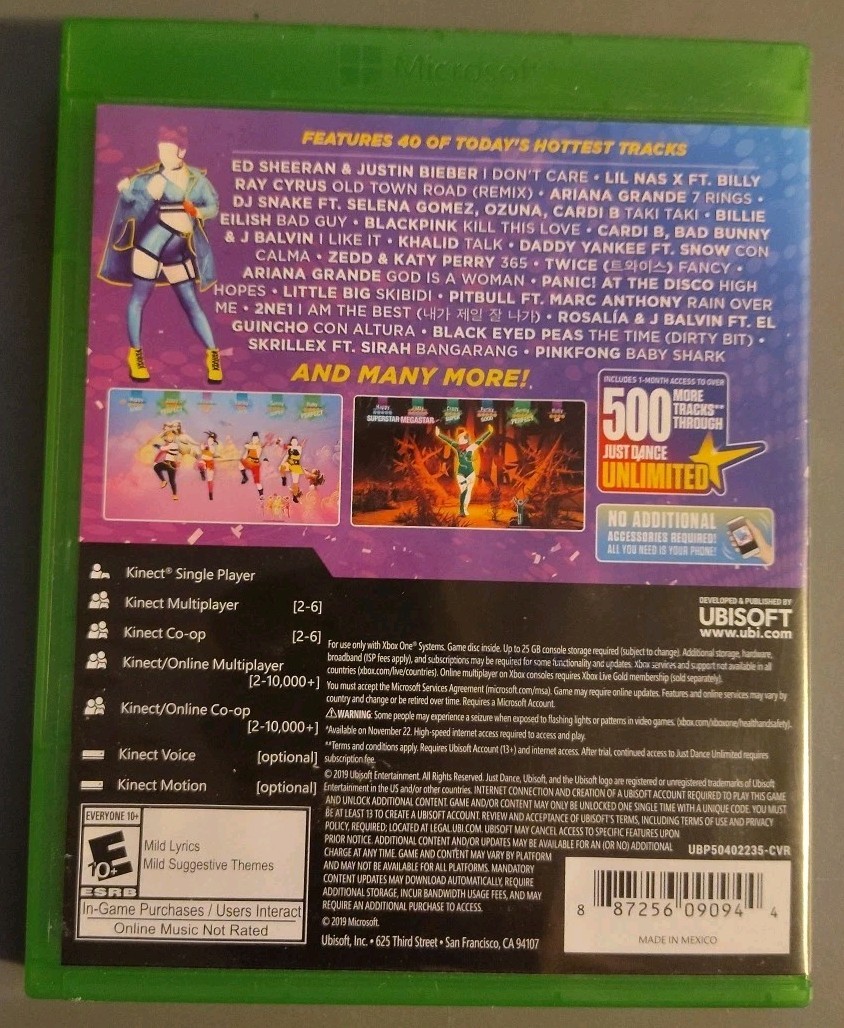 Just Dance 2020 – Microsoft Xbox One Series X/S Very Good Tested