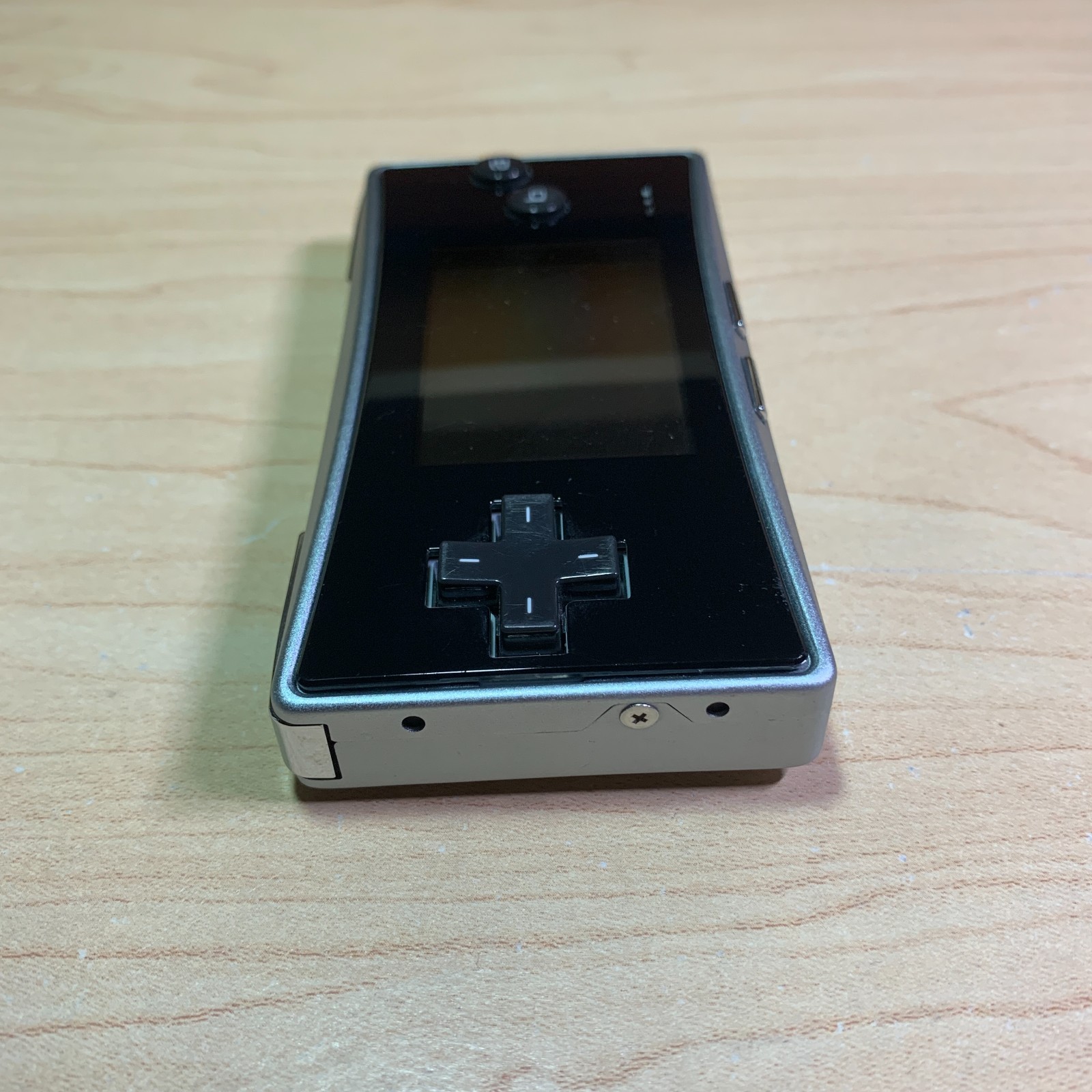 Nintendo Game Boy Micro Silver Console New Battery Faceplate Charger Tested