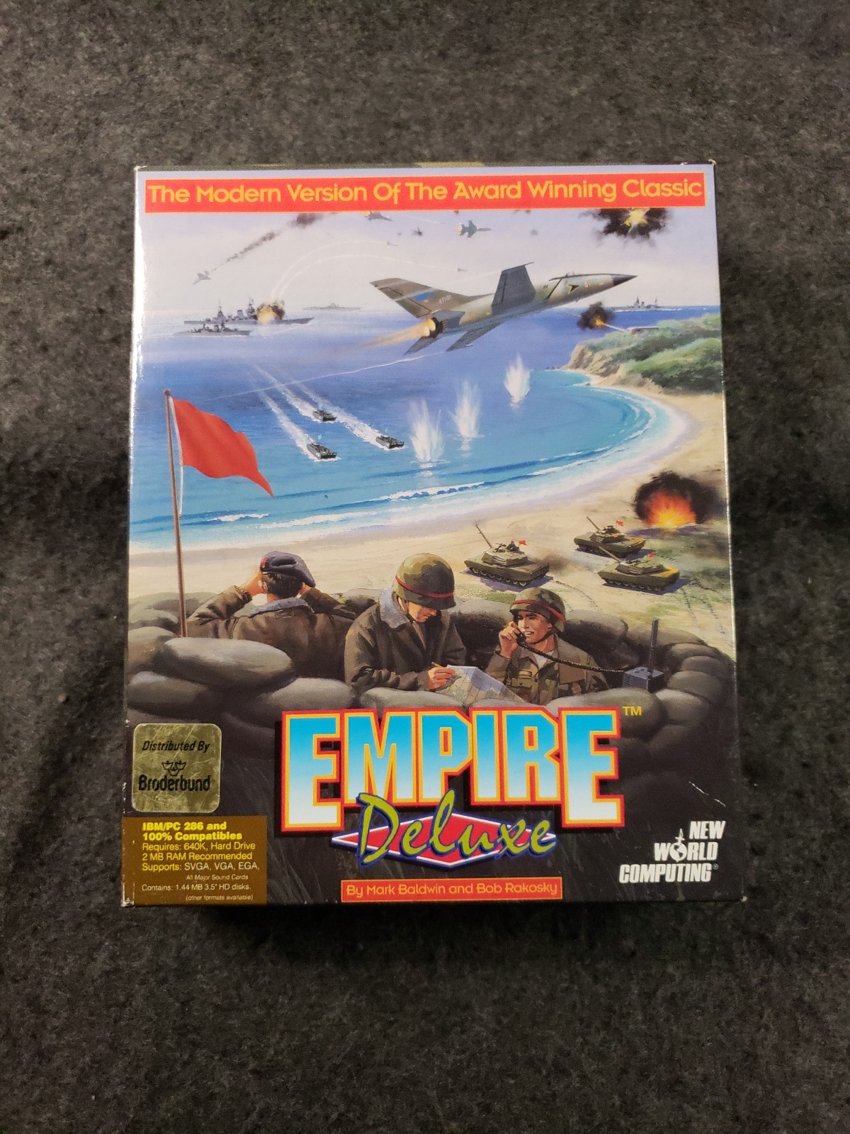 Empire Deluxe Vintage Video Game Big Box Windows PC 3.5in Disks……. (C11B4)