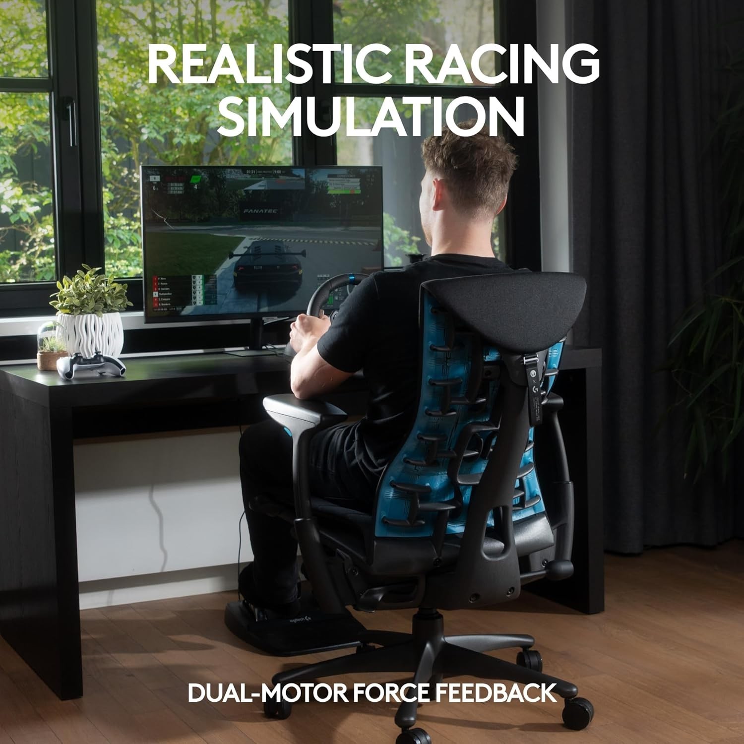 New Logitech G29 Driving Force Racing Wheel Pedals for PS5 PS4 PC Mac