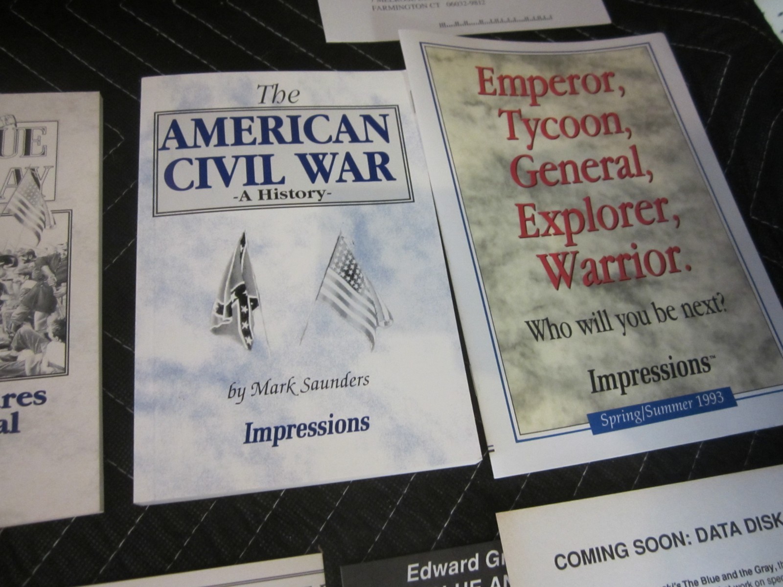 Edward Grabowski’s The Blue and The Gray Civil War PC Game Impressions 1993 3.5″