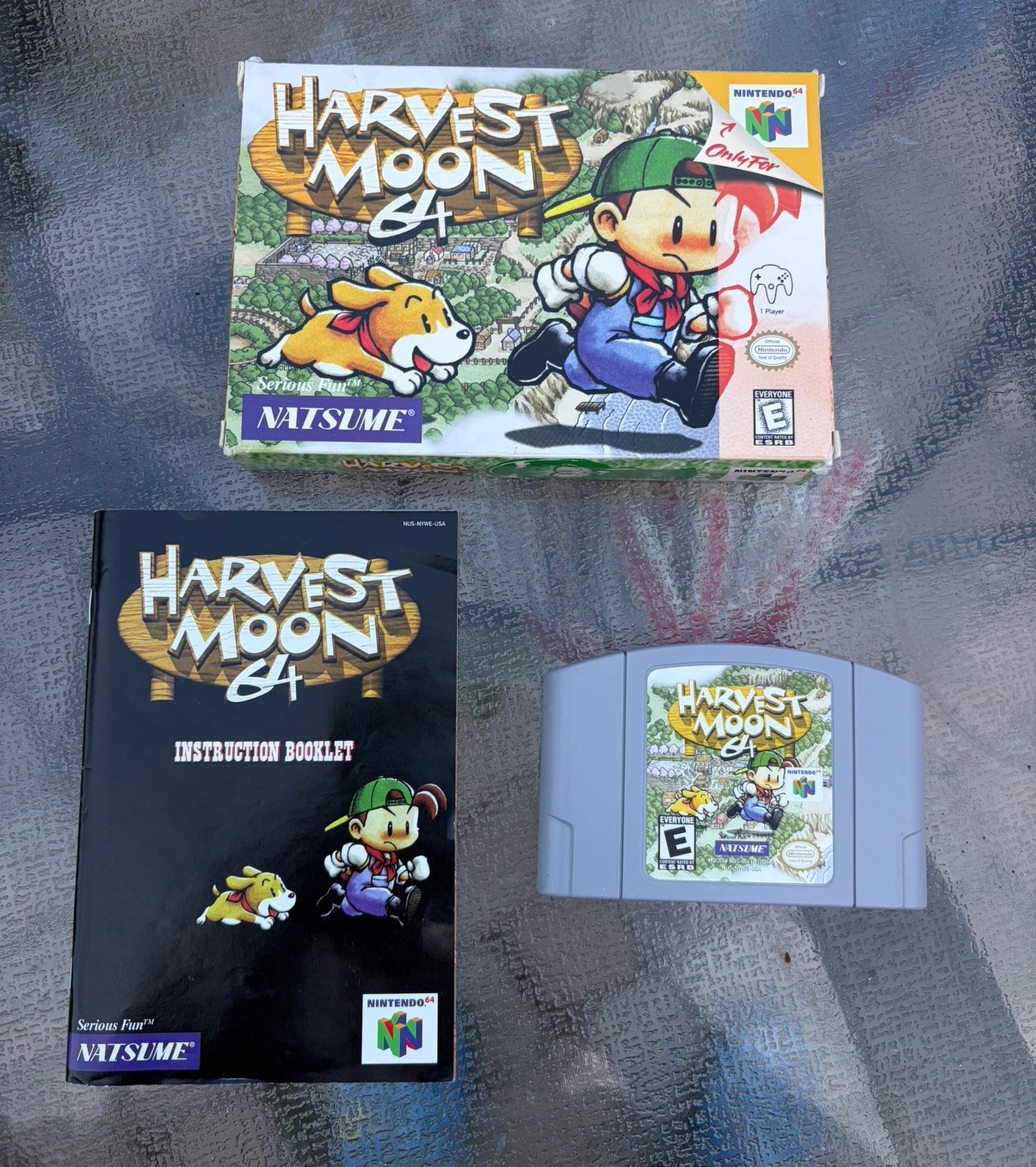 Harvest Moon (Nintendo 64 N64) Complete in Box CIB Authentic