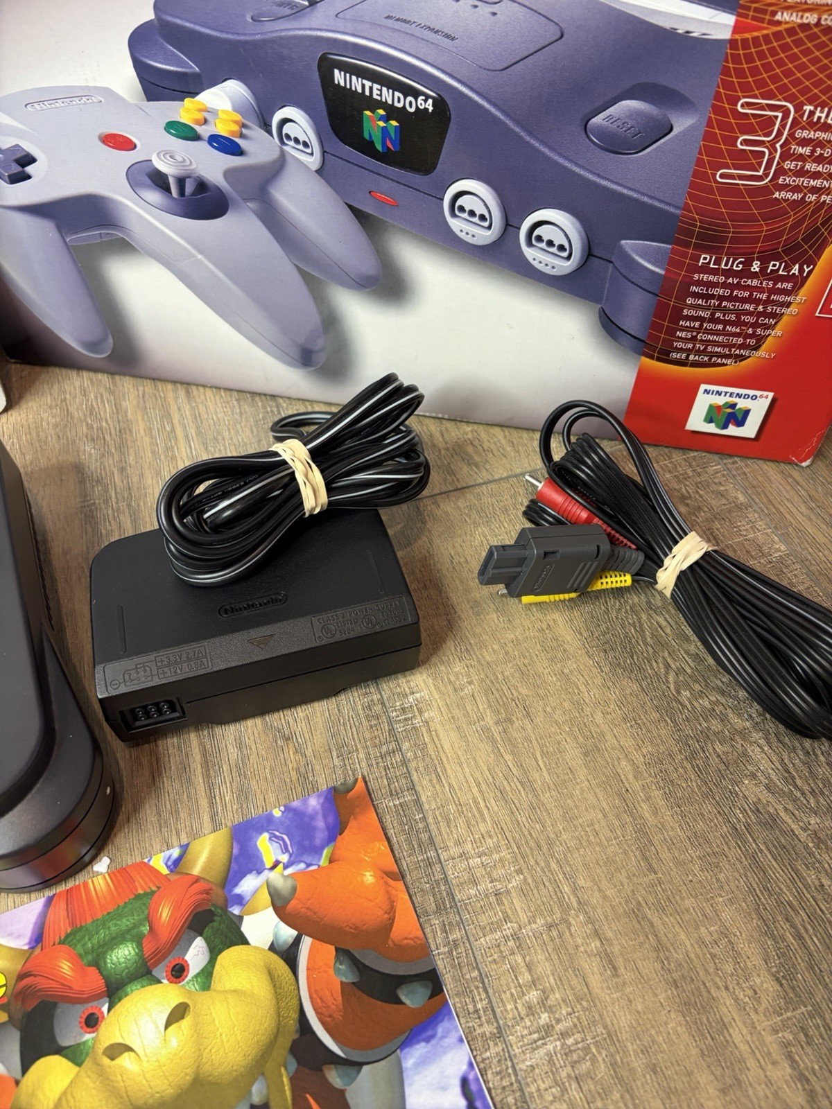 Original Nintendo 64 N64 Console System CIB Complete In Box Authentic OEM GOOD!