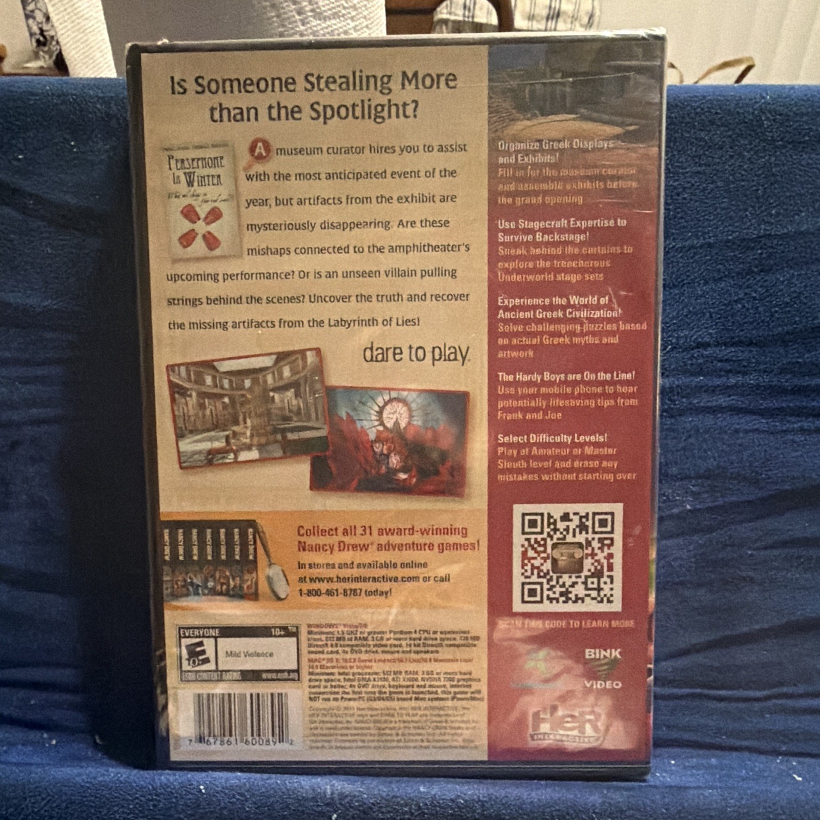 Her Interactive Nancy Drew: Labyrinth of Lies Bonus Edition PC/Mac (2014) E10+