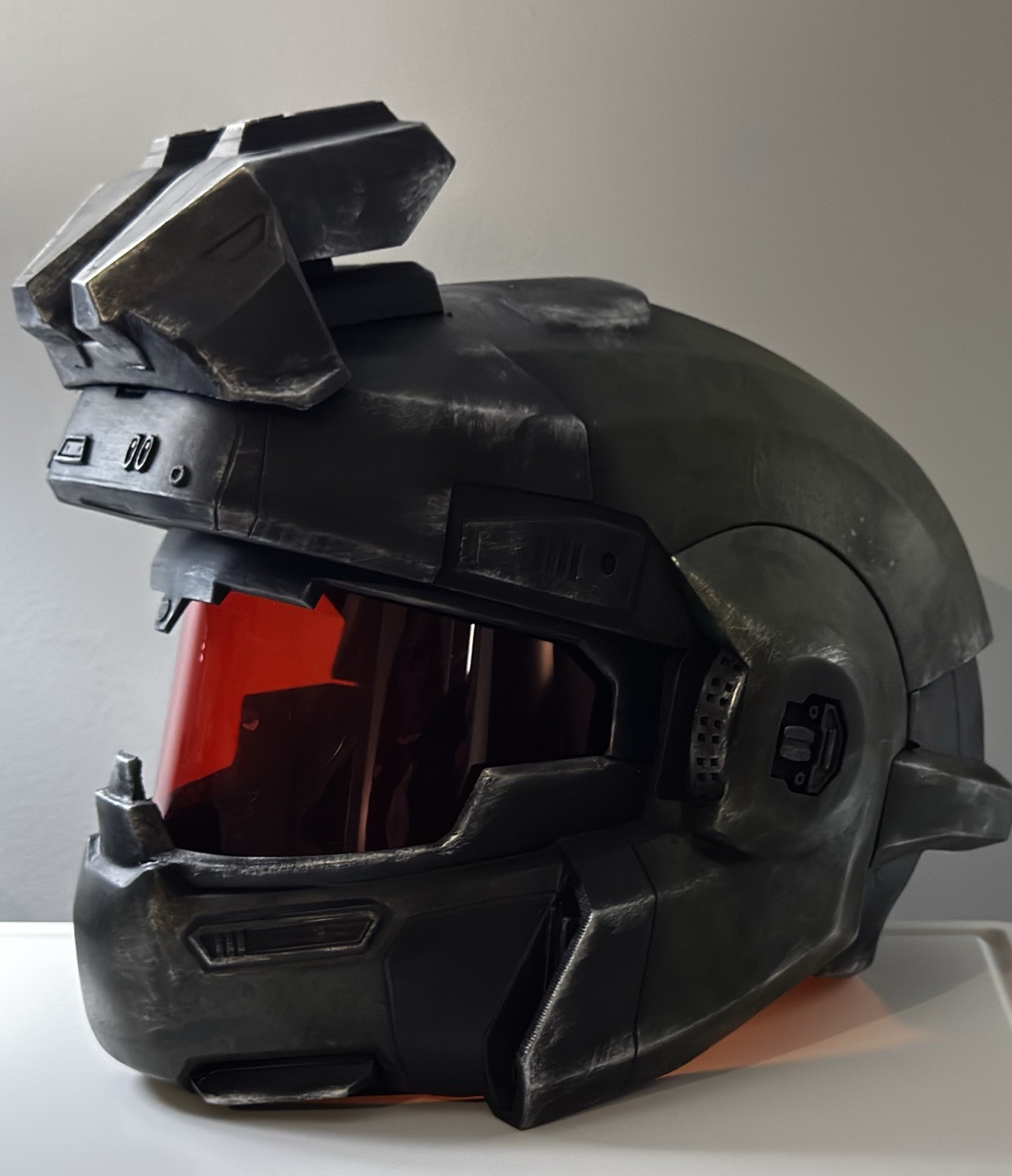 Halo Reach Jorge Helmet 3D Printed & Premade Orange Visor Adult