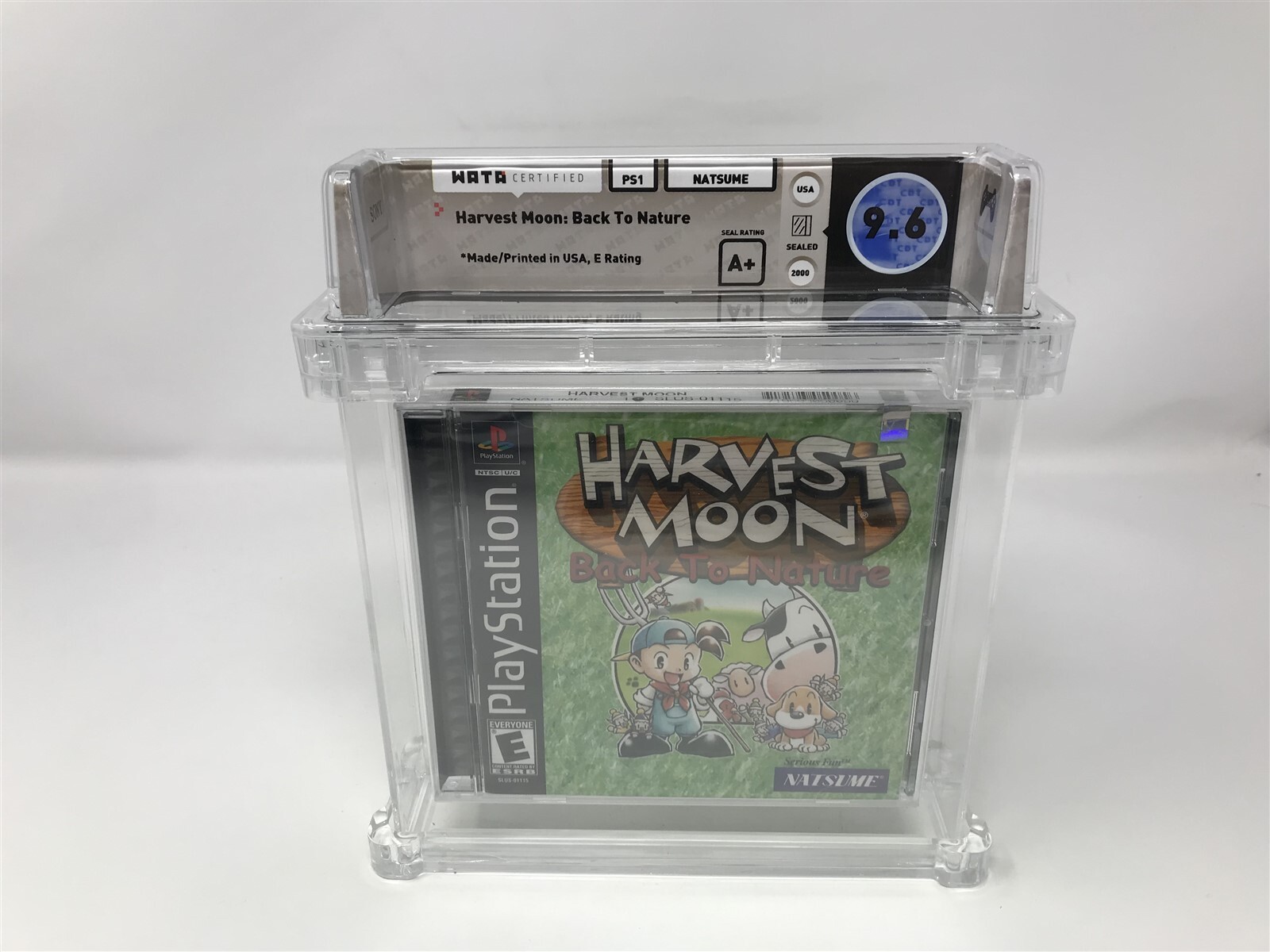 Harvest Moon: Back To Nature – Sony Playstation PS1 Sealed Graded WATA 9.6 A+