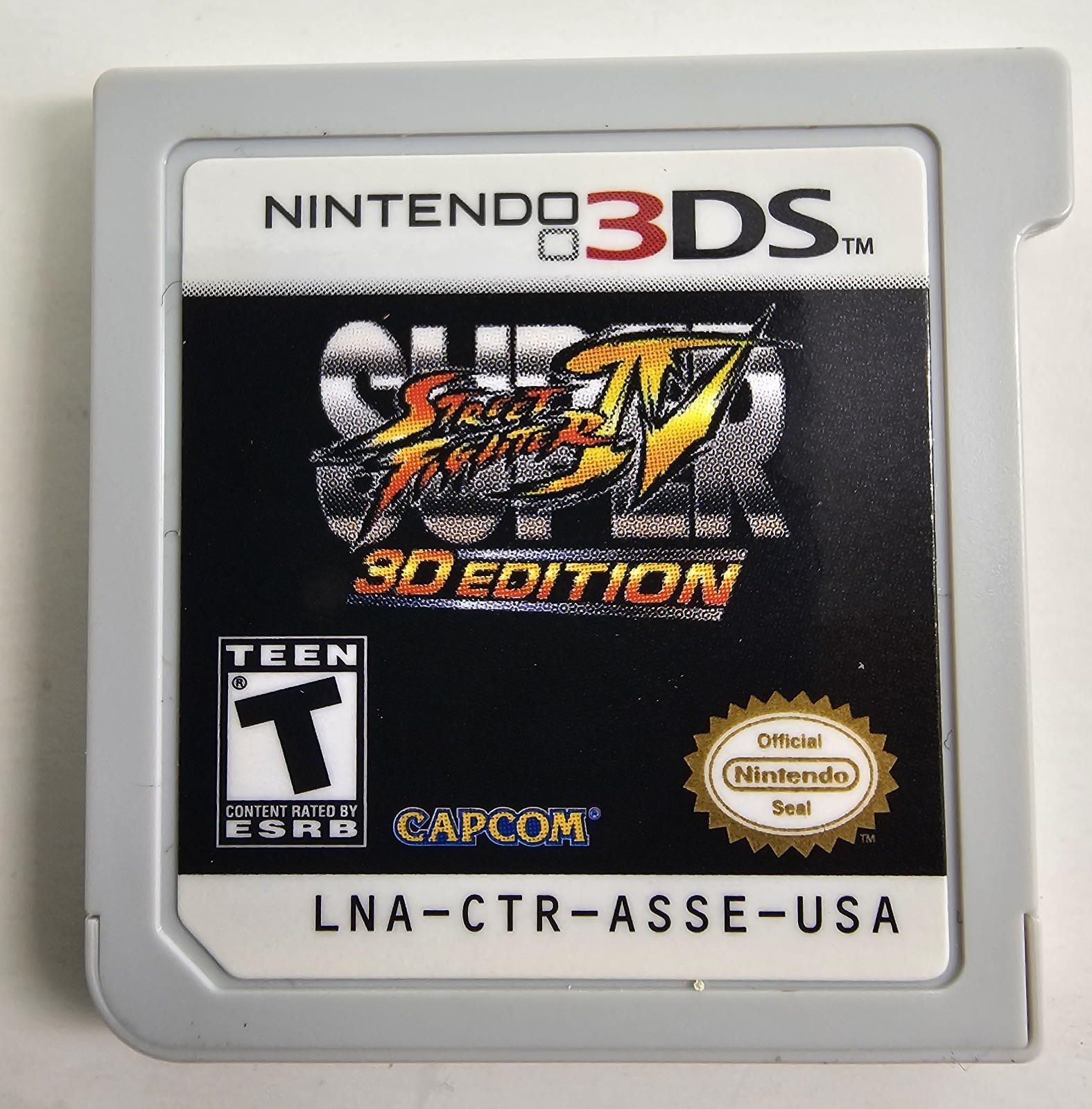 Super Street Fighter IV 3D – CiB – Lenticular Slip Cover *READ* Nintendo 3DS