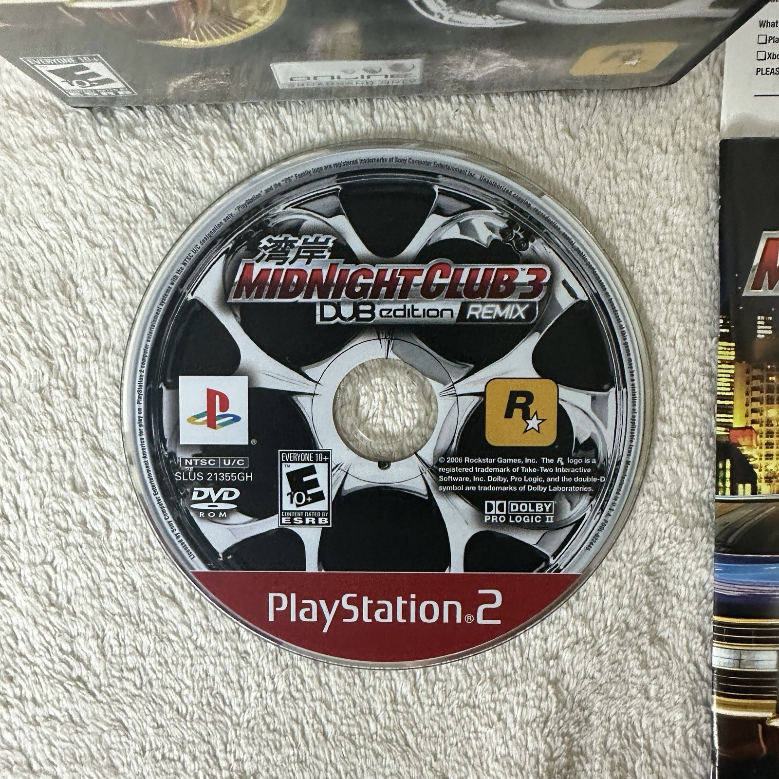Midnight Club 3: DUB Edition Remix Sony PlayStation 2 PS2 Video Game