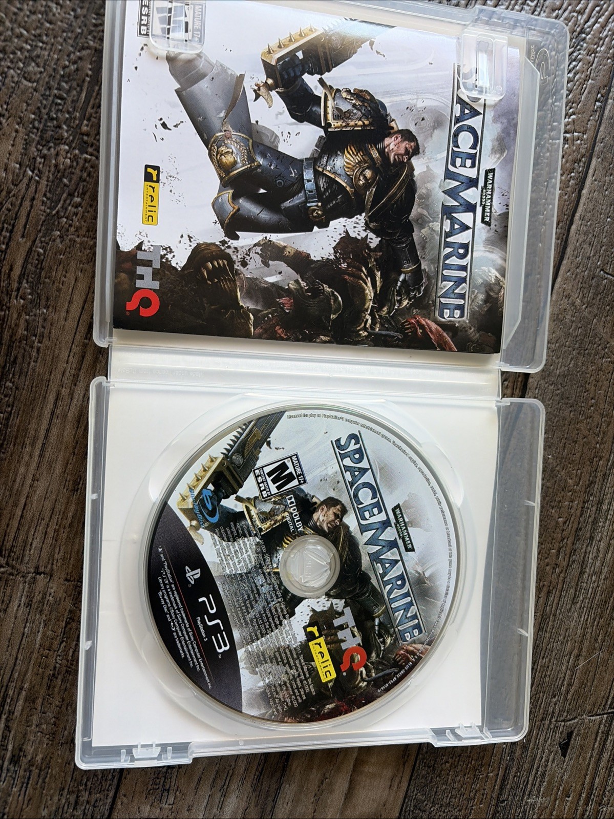 Warhammer 40,000 40K Space Marine Sony PlayStation 3 PS3 Cib Tested and Working