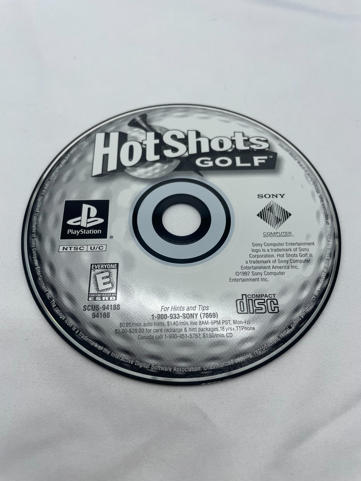 Hot Shots Golf (PS1 Sony PlayStation 1, 1998) Video Game Complete CIB W/ Manual
