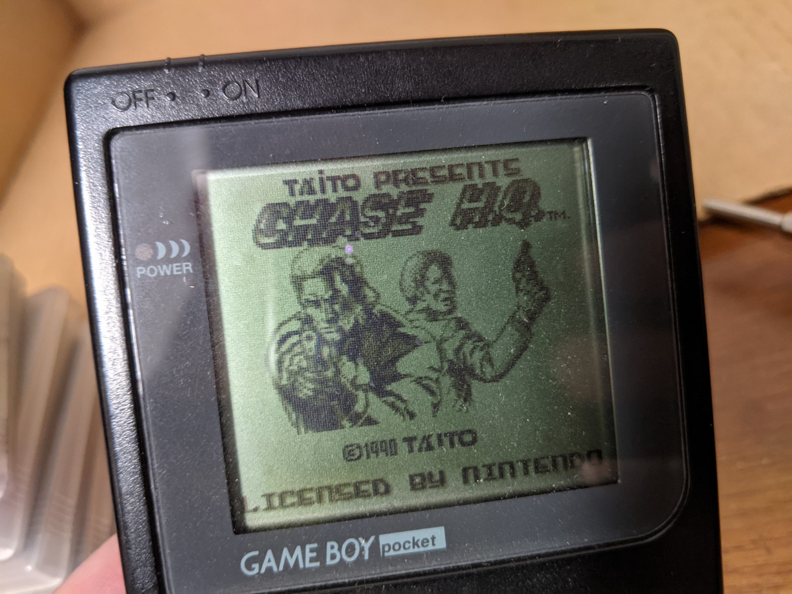 Authentic Chase HQ Chinese Variant DMG-119 CHN Nintendo Gameboy China H.Q.