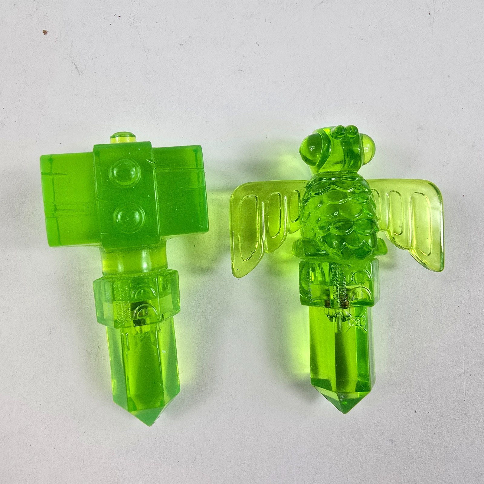 Lot 6 Skylanders Trap Team Crystals Tiki Hammer Toucan Hourglass Scepter Trap