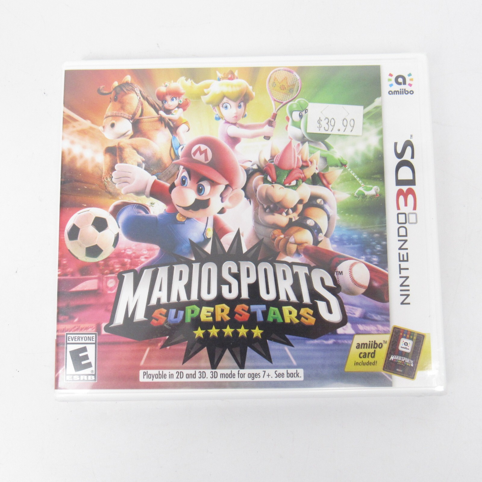 Mario Sports Superstars With Amiibo Card Nintendo 3DS Video Game New Sealed