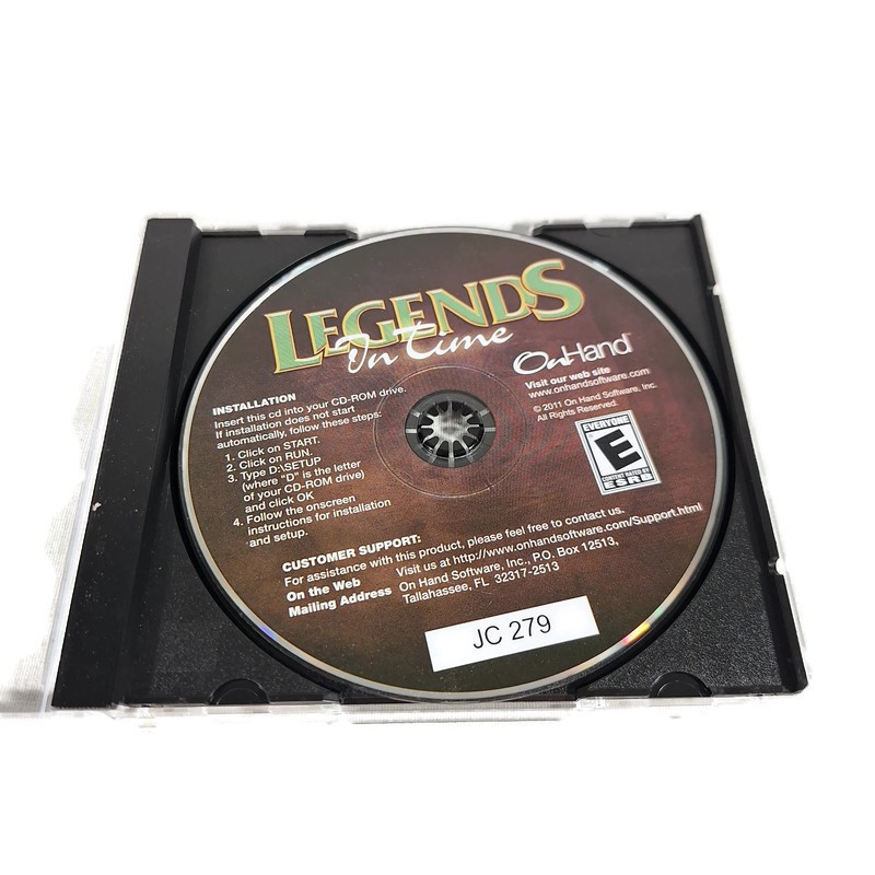 Legends In Time 3 Pack PC CD-Rom 2011 Windows Hidden Object Game Compilation