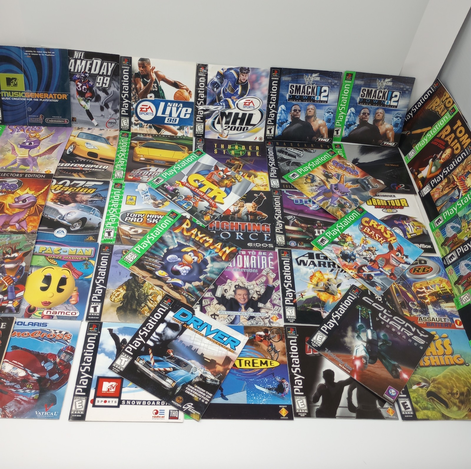 Lot Of 43 Playstation 1 (PS1) Manuals Only NO GAMES