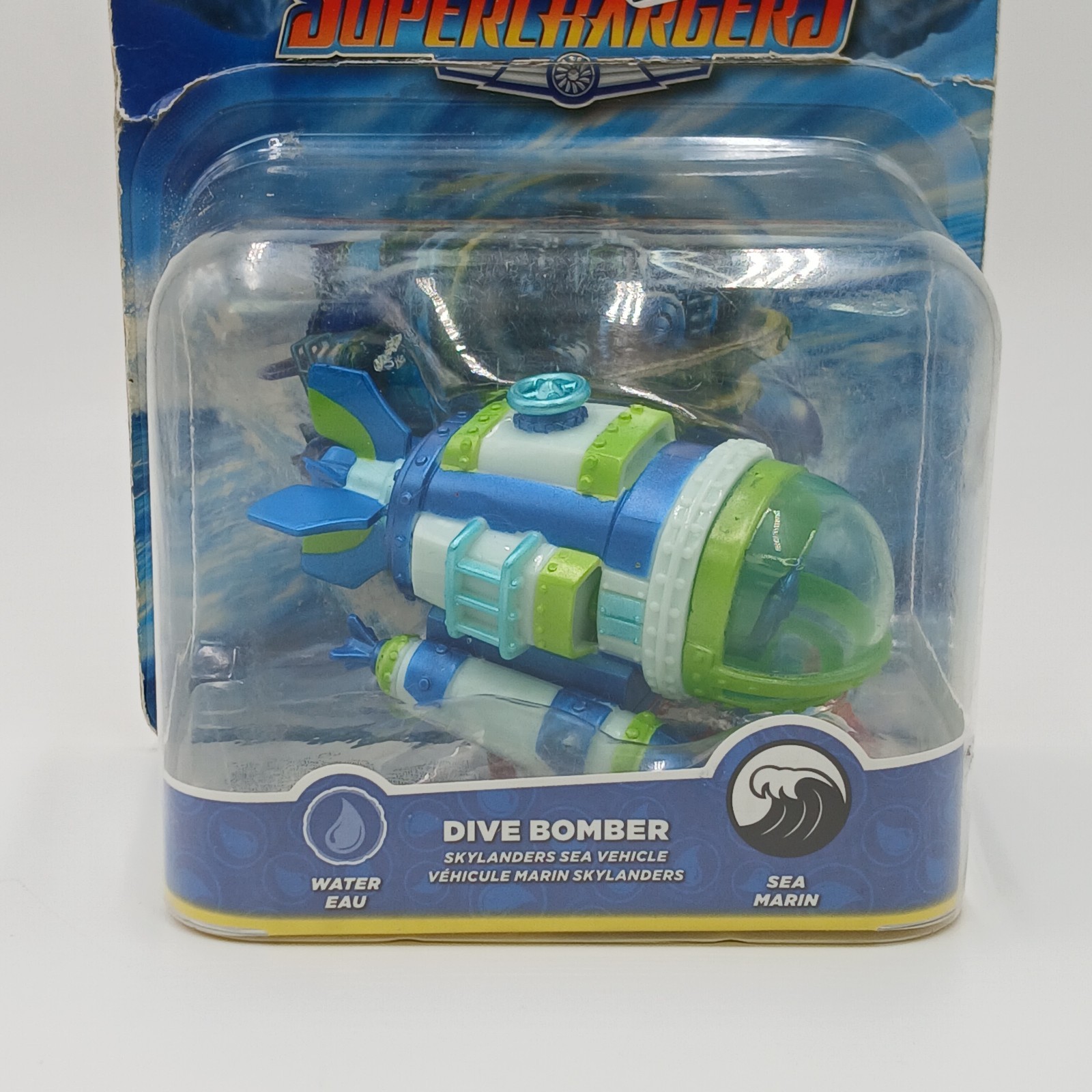 Skylanders Super Chargers Dive Bomber Skylanders Sea Vehicle Water Element FLAWS