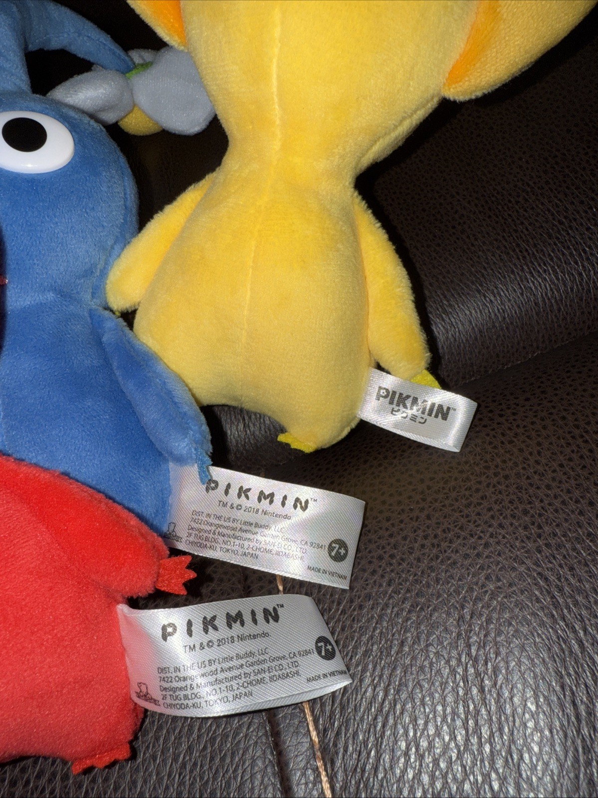 Pikmin All Star Collection Plush Set of 3 Red Blue Yellow Nintendo
