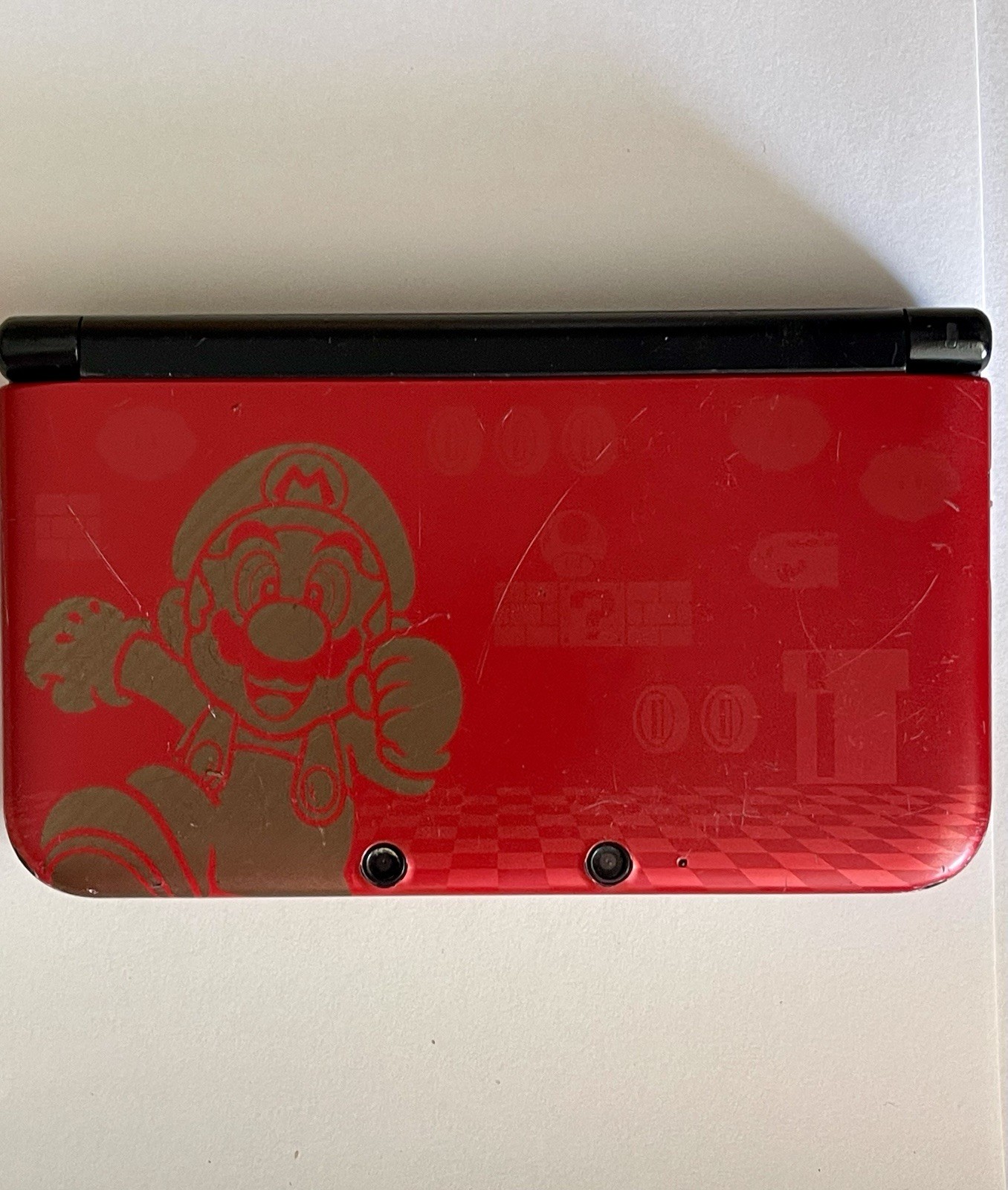 Nintendo 3DS XL Mario Red/Black 3D Capable Handheld Console NTSC-U/C 4GB