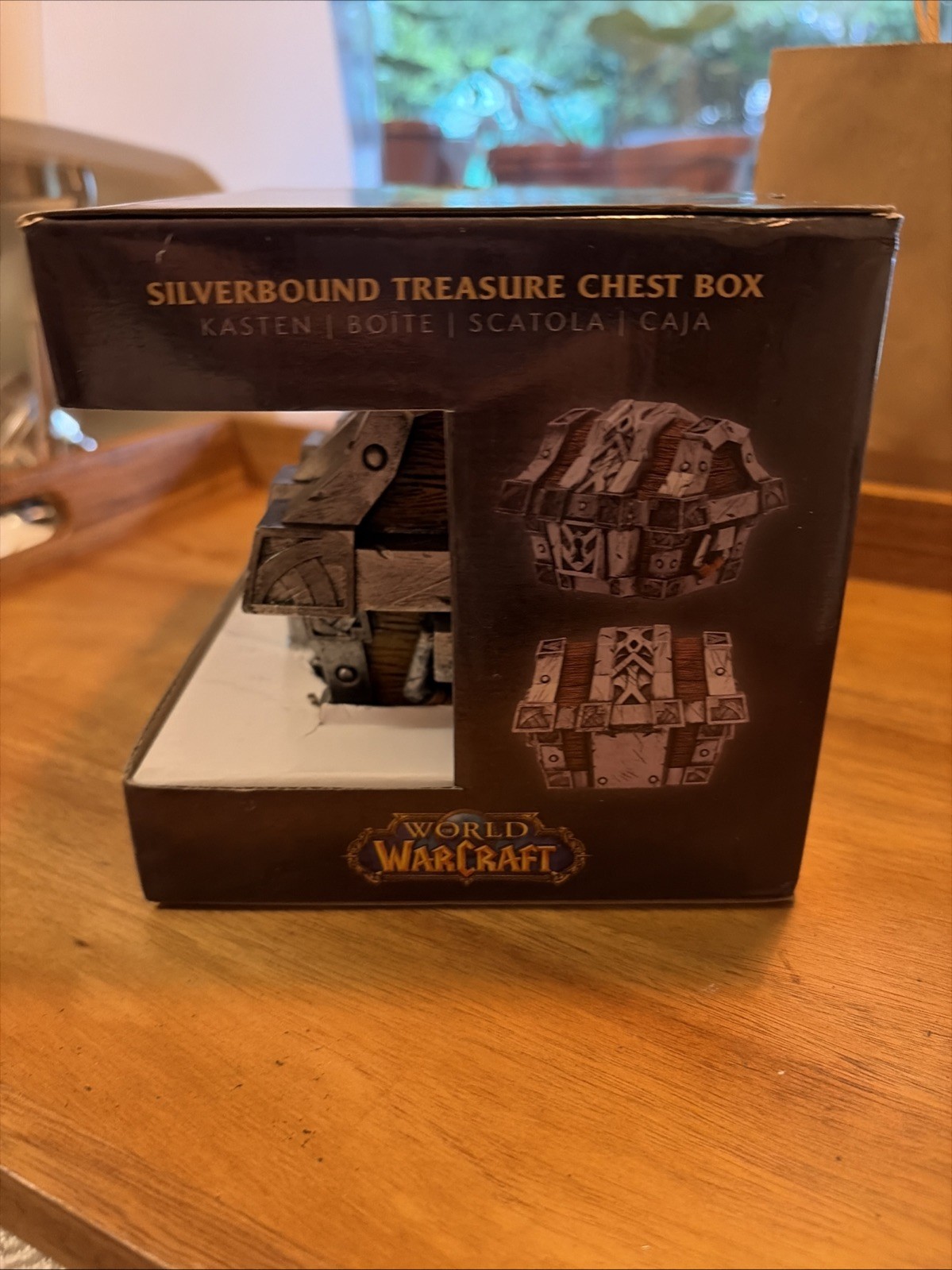 World of Warcraft Silverbound Treasure Chest Box with Key