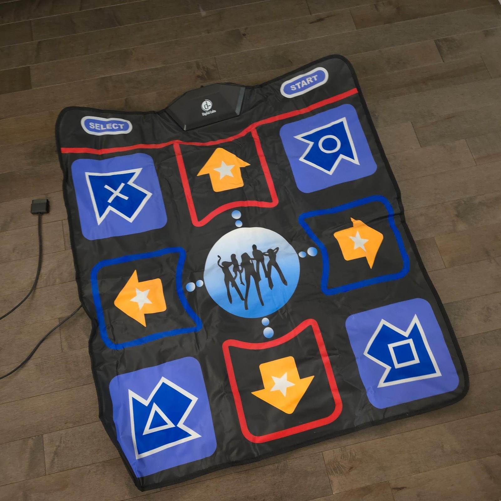 New Digital Labs Dance Pad Mat USB Plug DDR Style PC TV Rhythm Game Pad