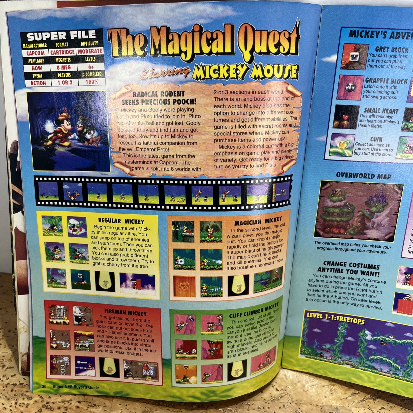 Super NES Buyer’s Guide Magazine-Vol. 3 #3(Feb, 1993) Dragon’s Lair, Bubsy, SNES
