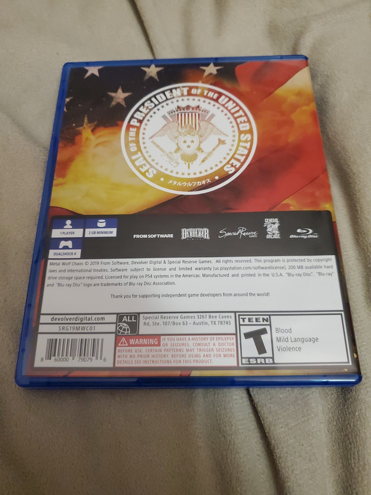 Metal Wolf Chaos XD – PS4