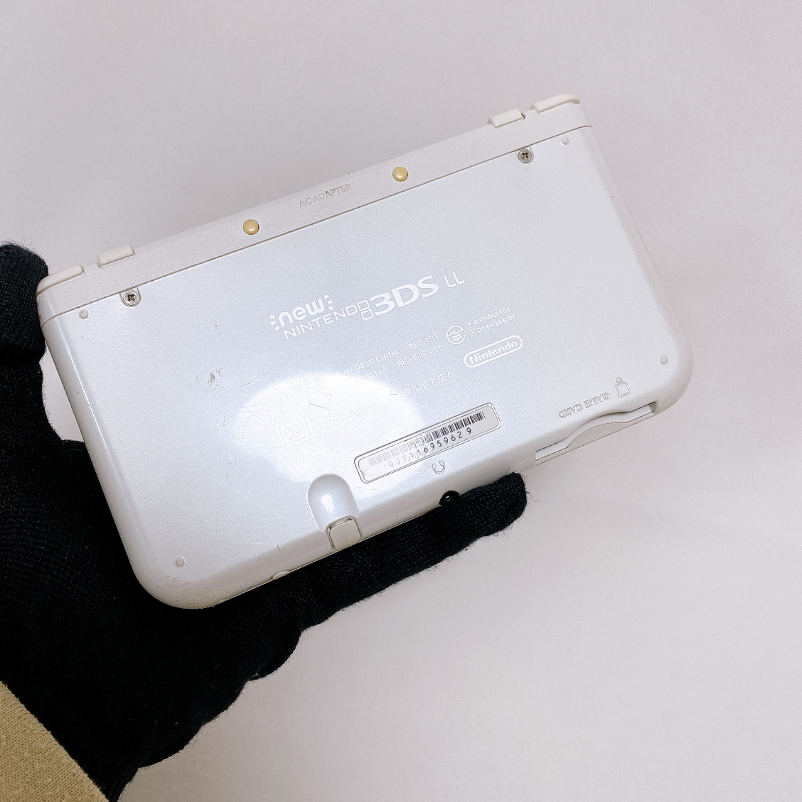 【Dual IPS】New Nintendo 3DS XL LL Pearl White Console Japan Tested Working Rank S
