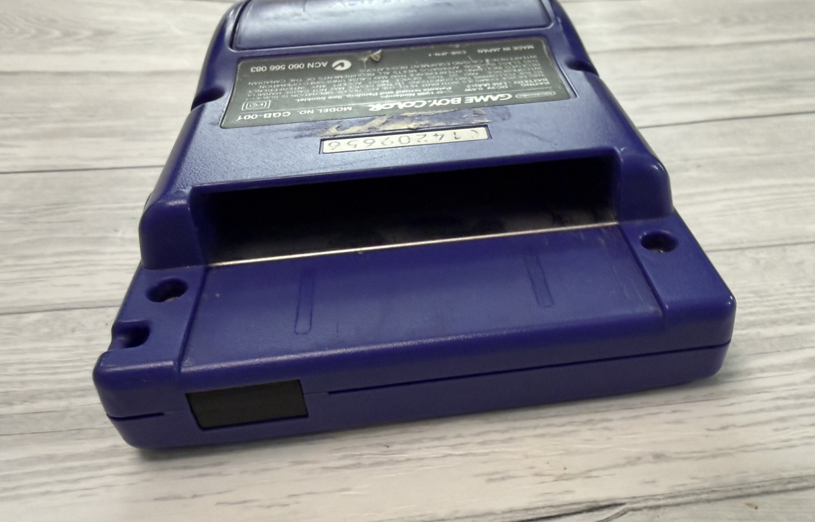 Nintendo Game Boy Color Purple Console Tested Working CGB-001 Japan