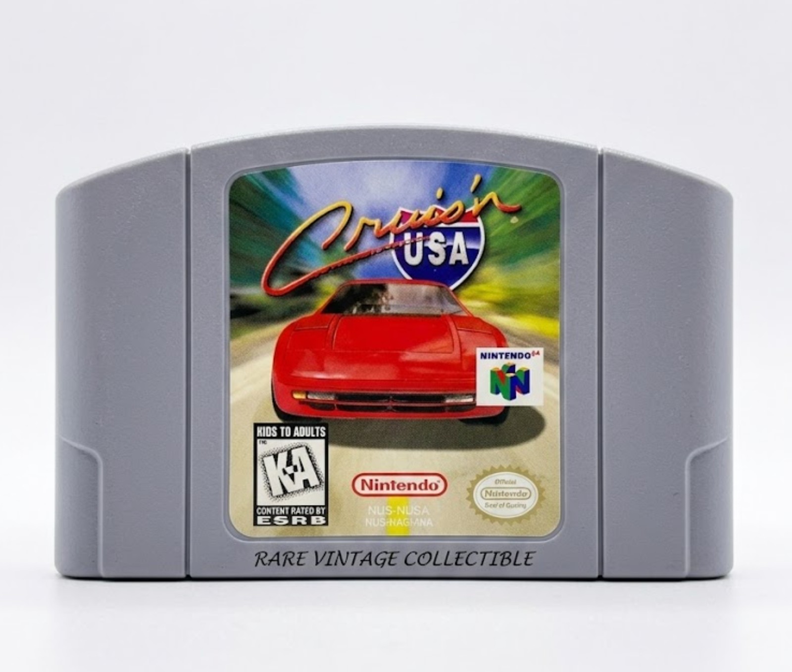 Cruis’n USA N64 Nintendo 64 GameCartridge– Classic Retro Arcade Racing Adventure