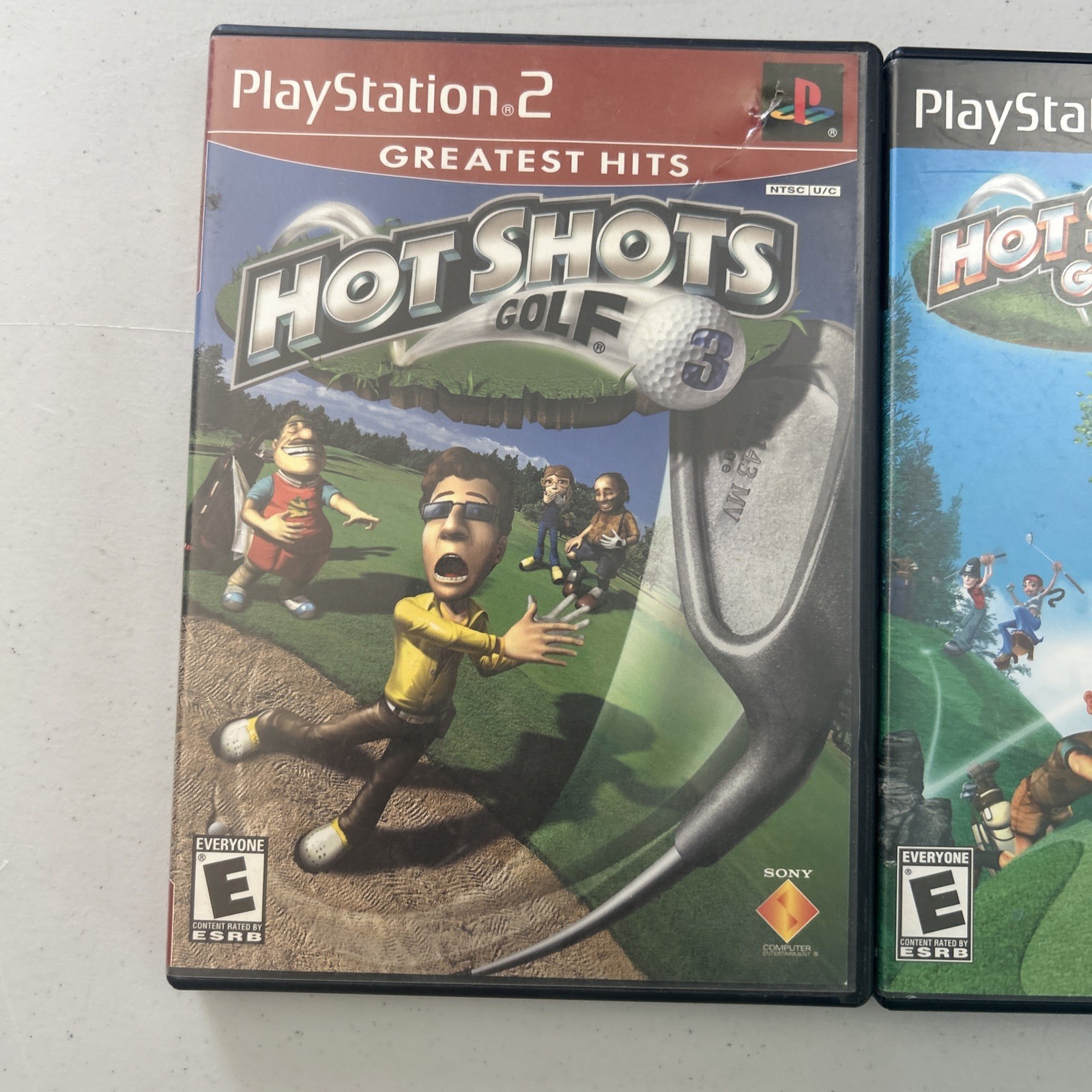 Hot Shots Golf 3 & Fore PS2 Game Bundle Sony PlayStation 2 Tested Works