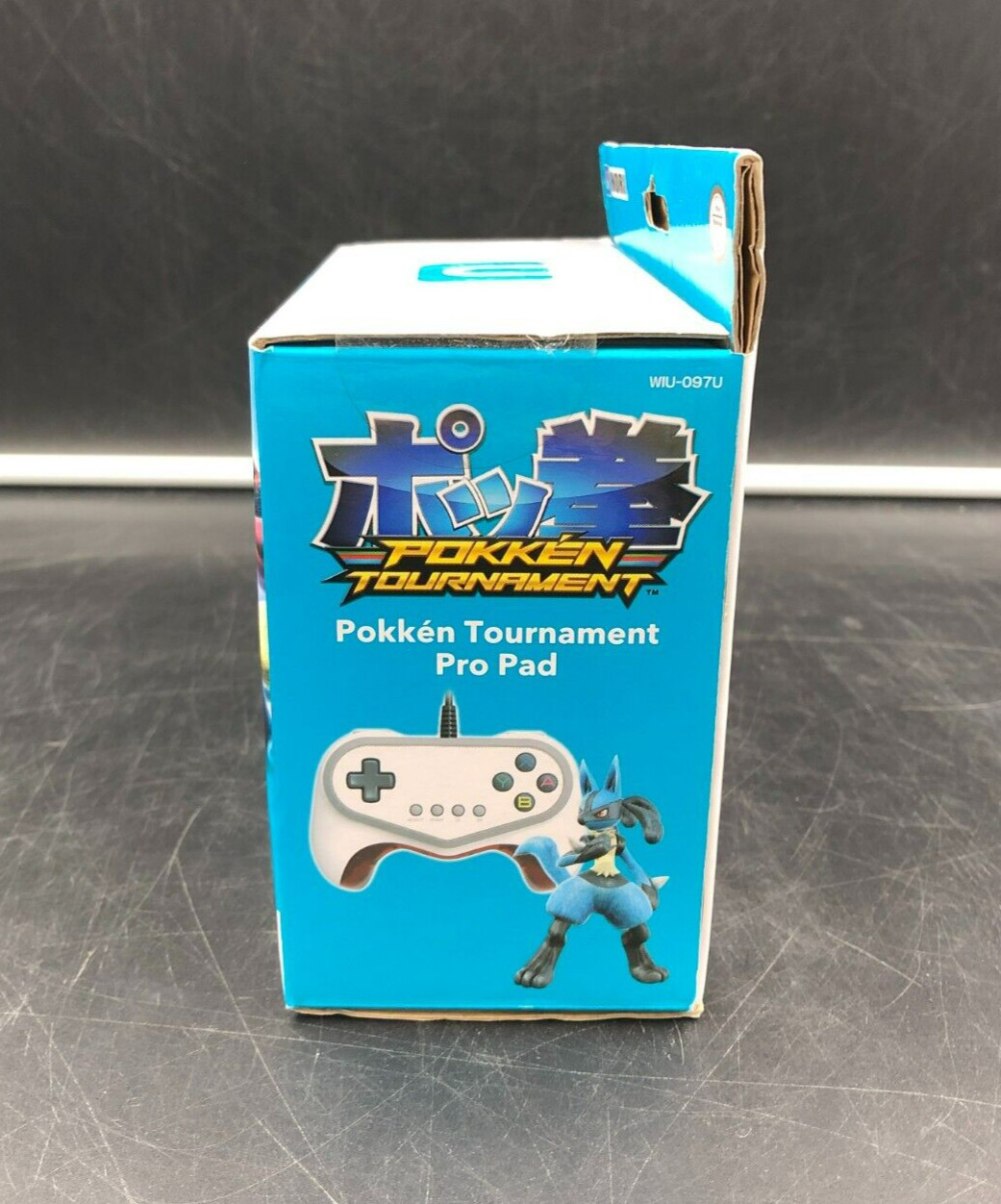 Hori Pokken Tournament White/Red Wired Pro Pad Controller for Nintendo Wii U