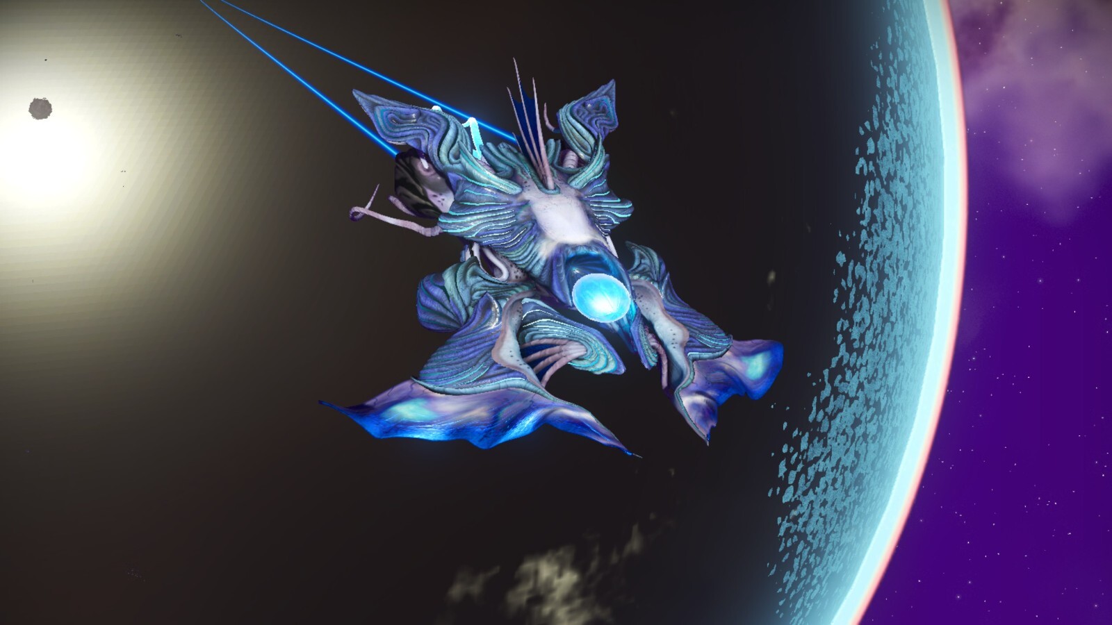 No Mans Sky – The Wraith + Upgrades and Storage – Living fighter ship