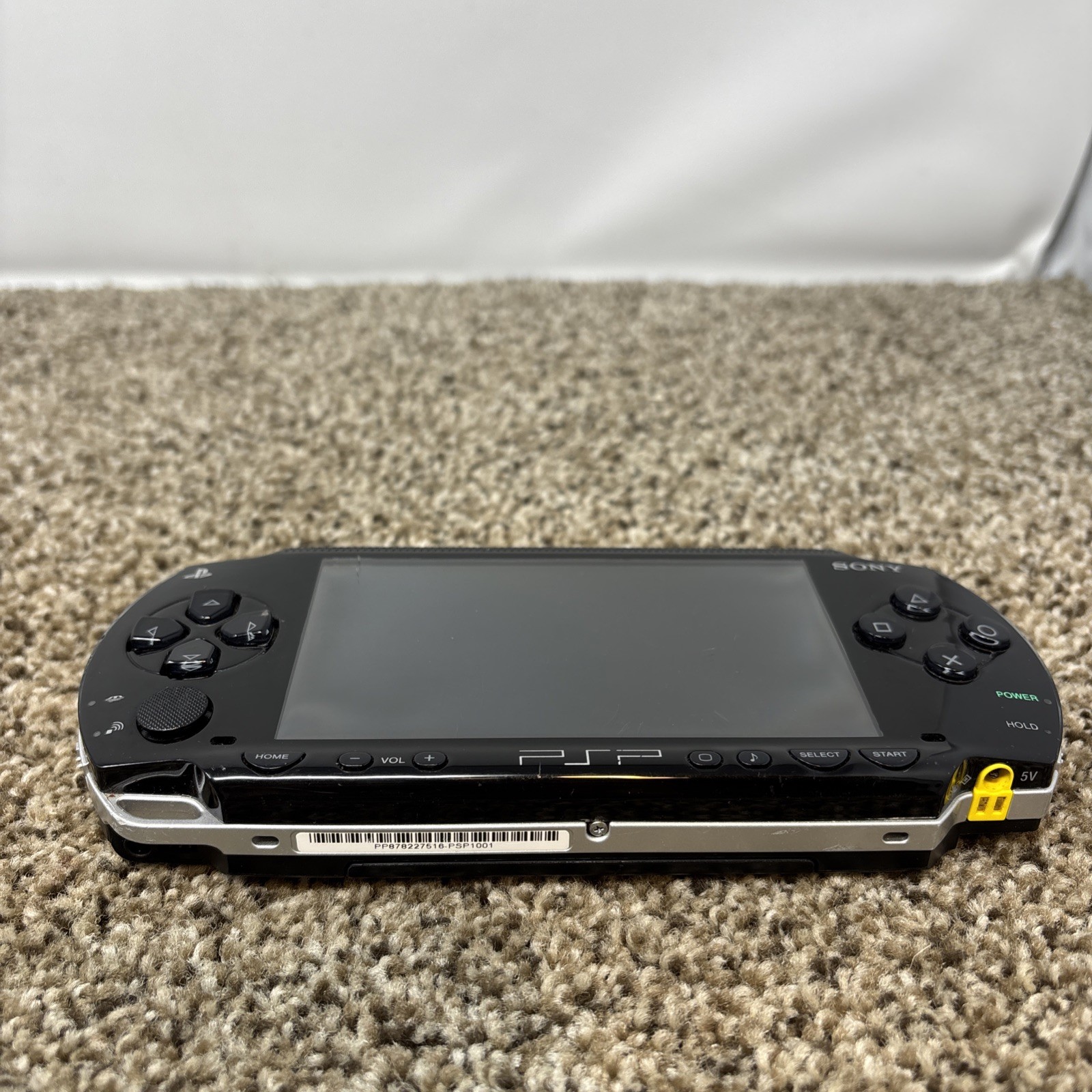 Sony PSP-1001 Handheld Console Black Tested NO BATTERY OR COVER