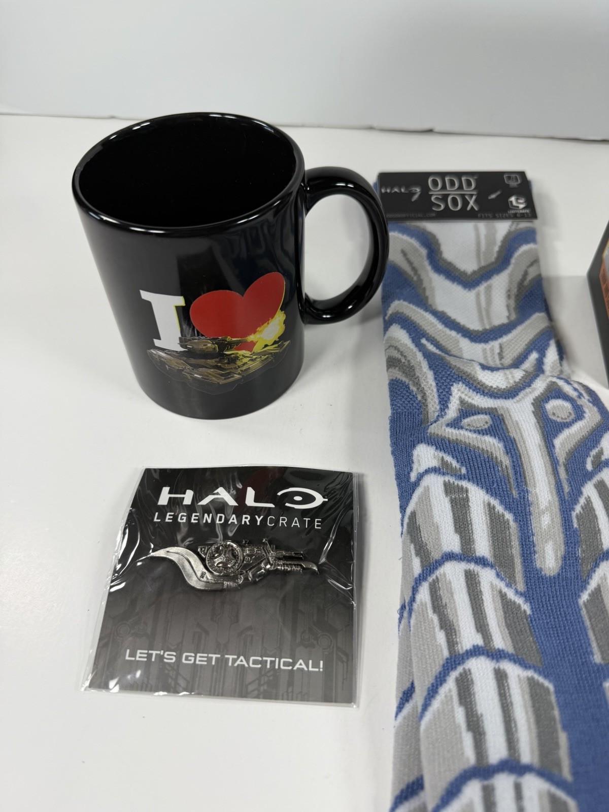 Halo Legendary Loot Crate LETS GET TACTICAL Halo Icons Johnson 100% Complete