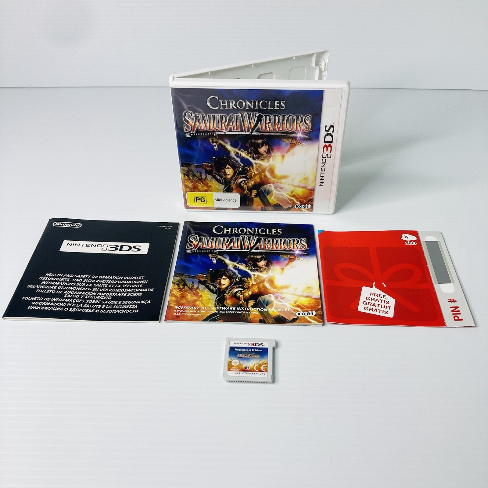 Samurai Warriors Chronicles Nintendo 3DS AUS PAL Complete CIB Excelent Condition