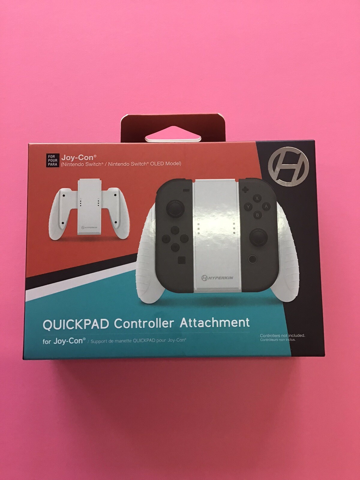 Joy-Con Comfort Grip Quickpad Controller Attachment WHITE Hyperkin – fast ship!