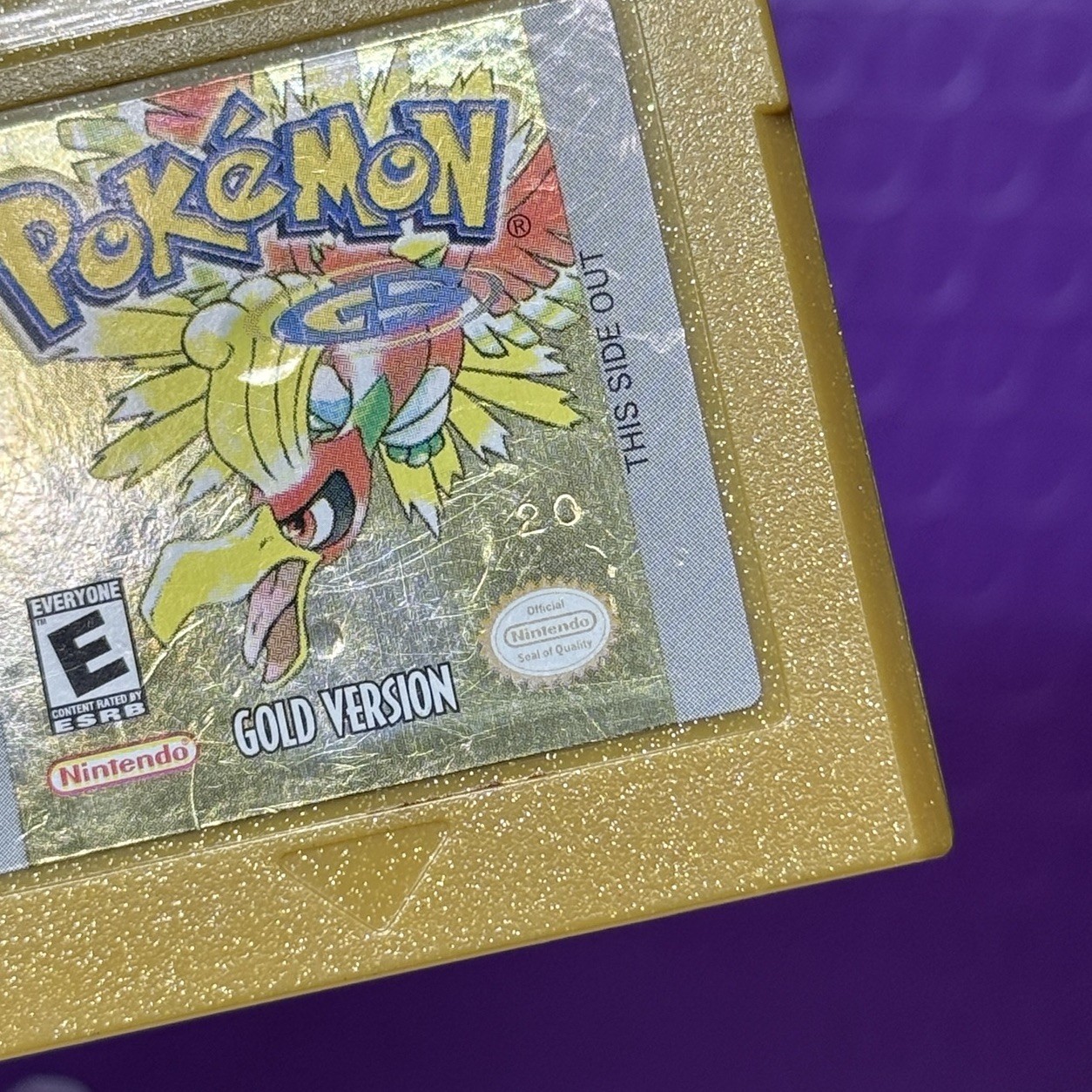 Pokemon Gold Gameboy Color [Authentic – New Save Battery] GBC Cartridge Only