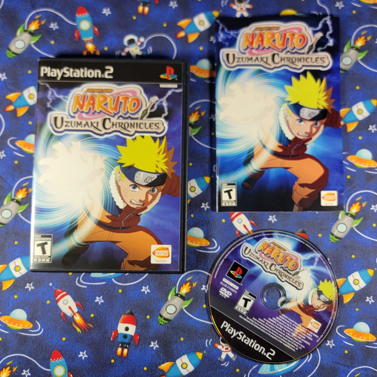Naruto PS2 Game Lot 3 PlayStation 2 Uzumaki Chronicles Ultimate Ninja Tested