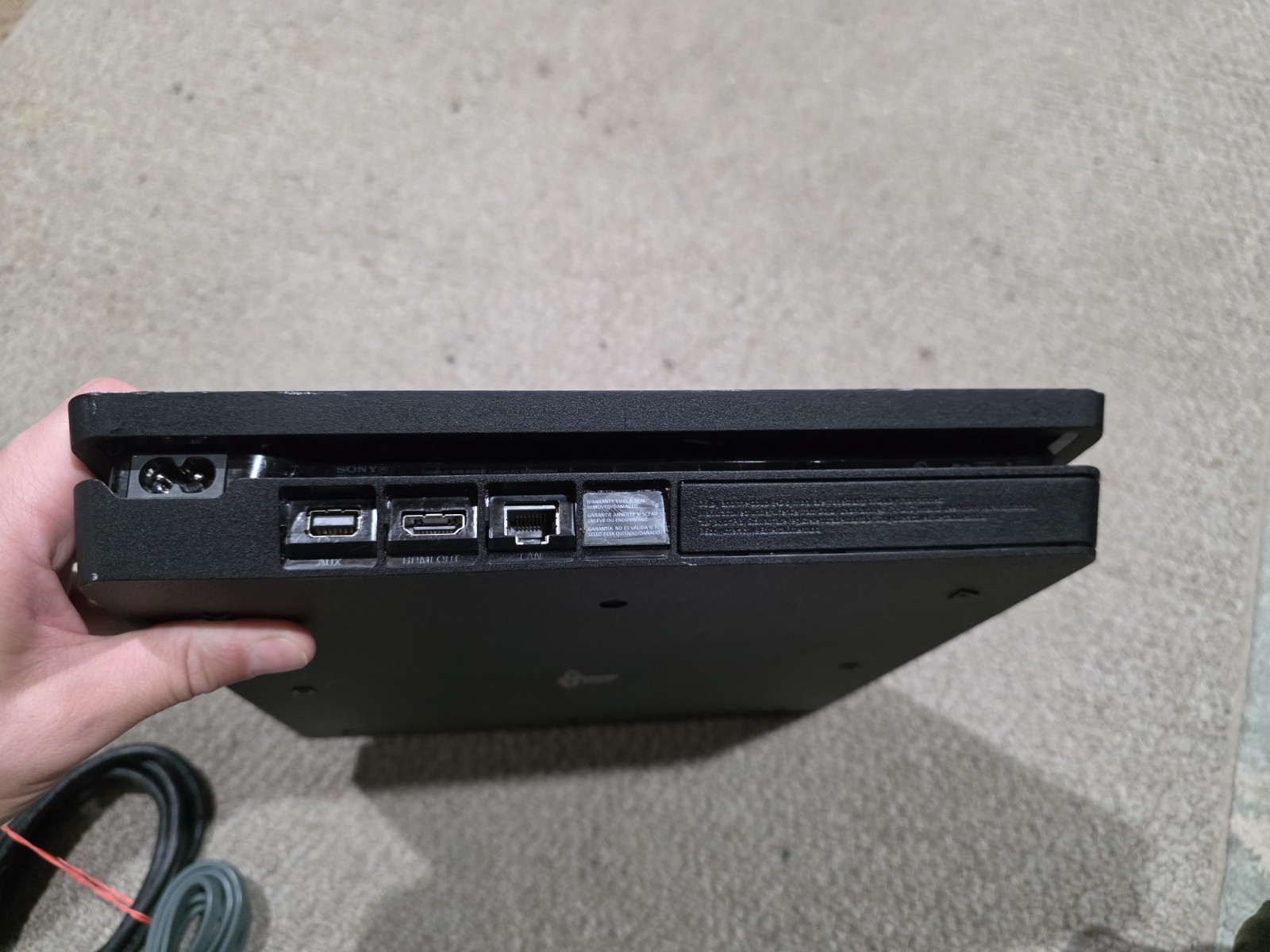 SONY PS4 SLIM 500GB CONSOLE CUH-2015A W/ 1 CONTROLLER & CABLES
