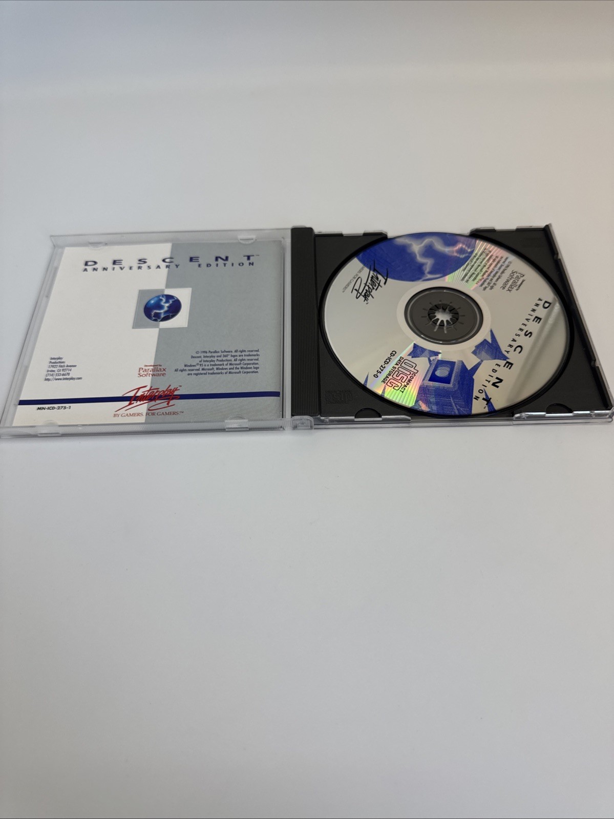 Descent Anniversary Edition (CD-Rom Dos Version, 1996, Interplay)
