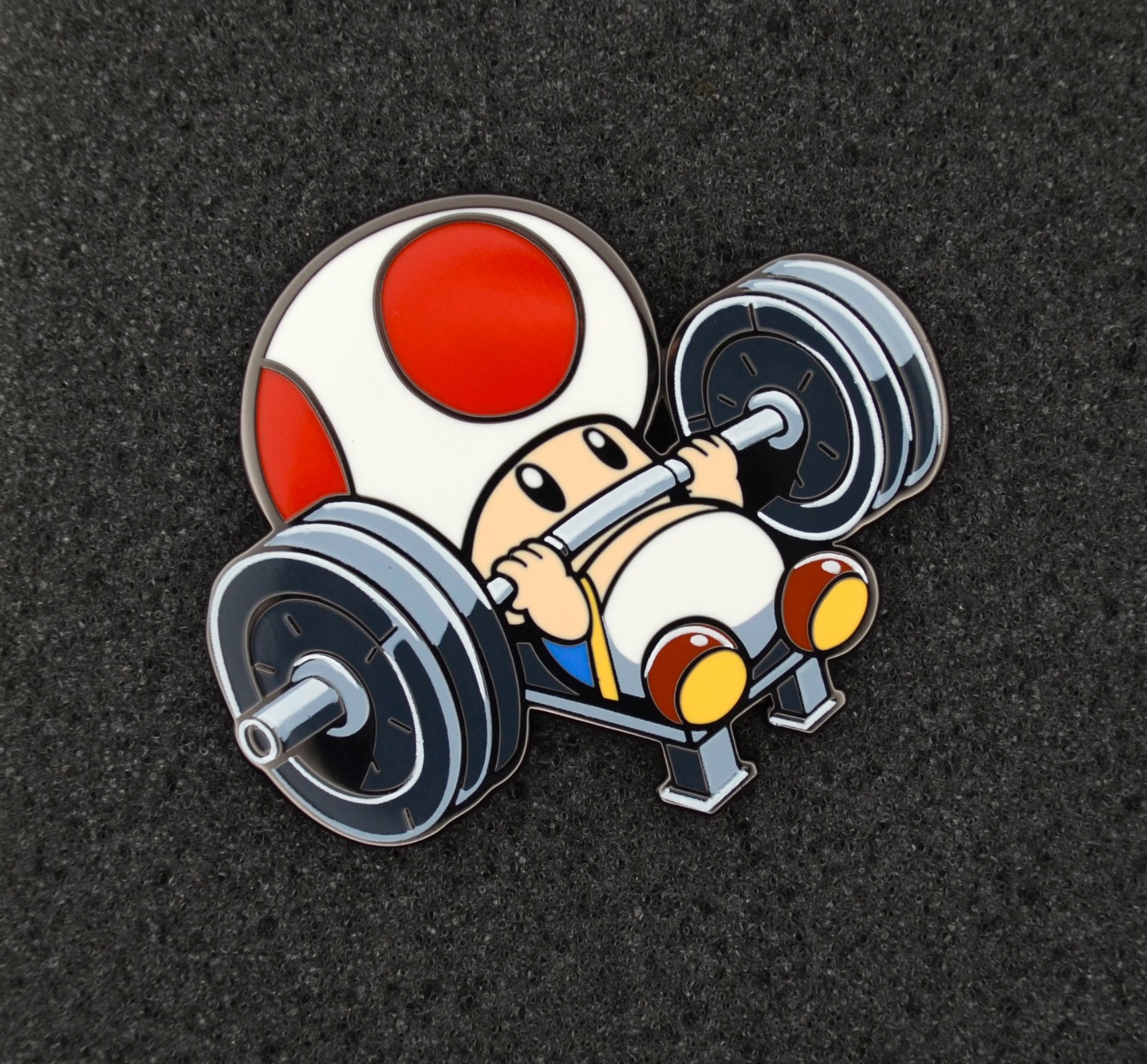 Toad Super Mario Bros Nintendo Hard Enamel Pin Retro Video Game Collectible