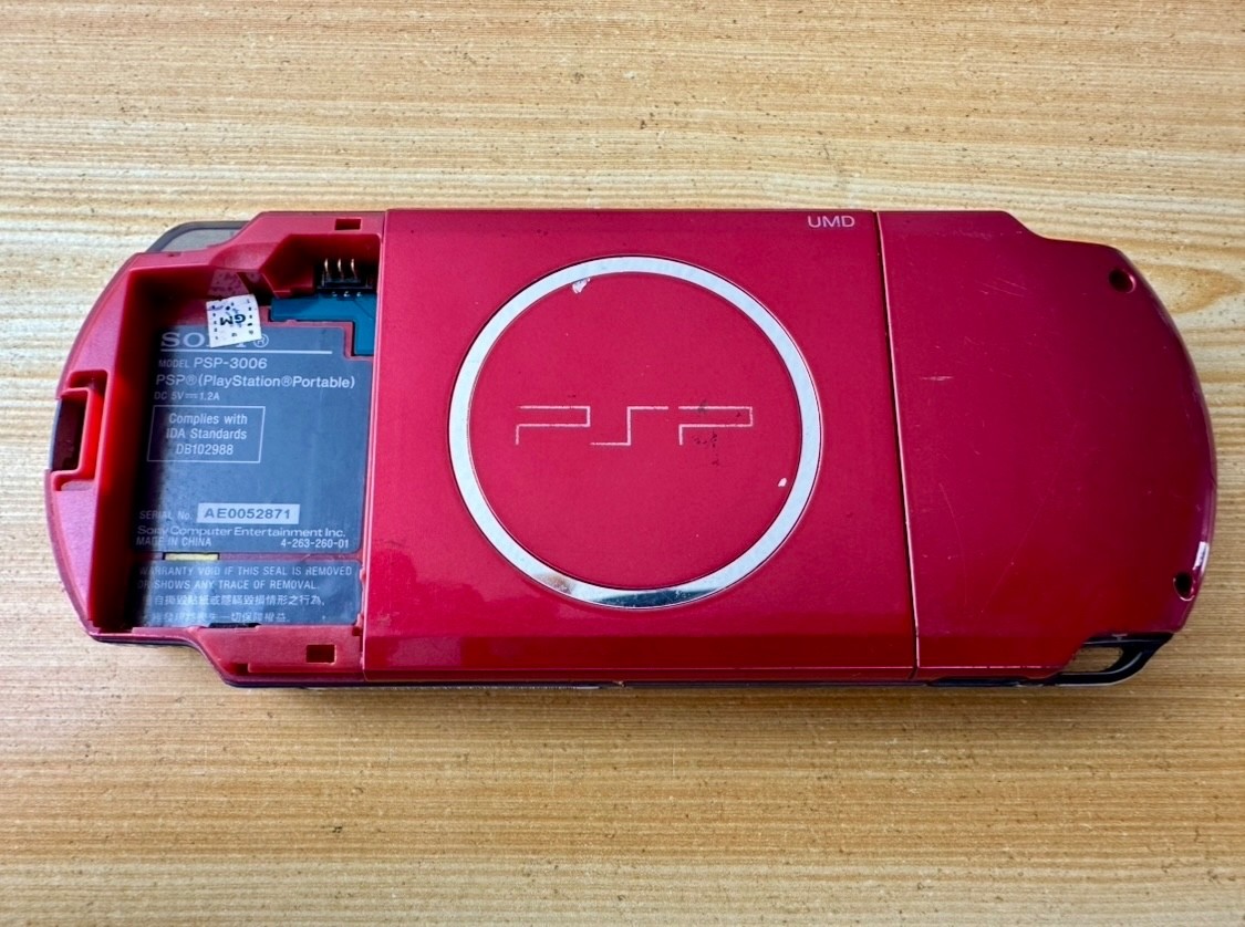 Sony PlayStation Portable PSP 3006 Vibrant Flame Red Handheld System Console