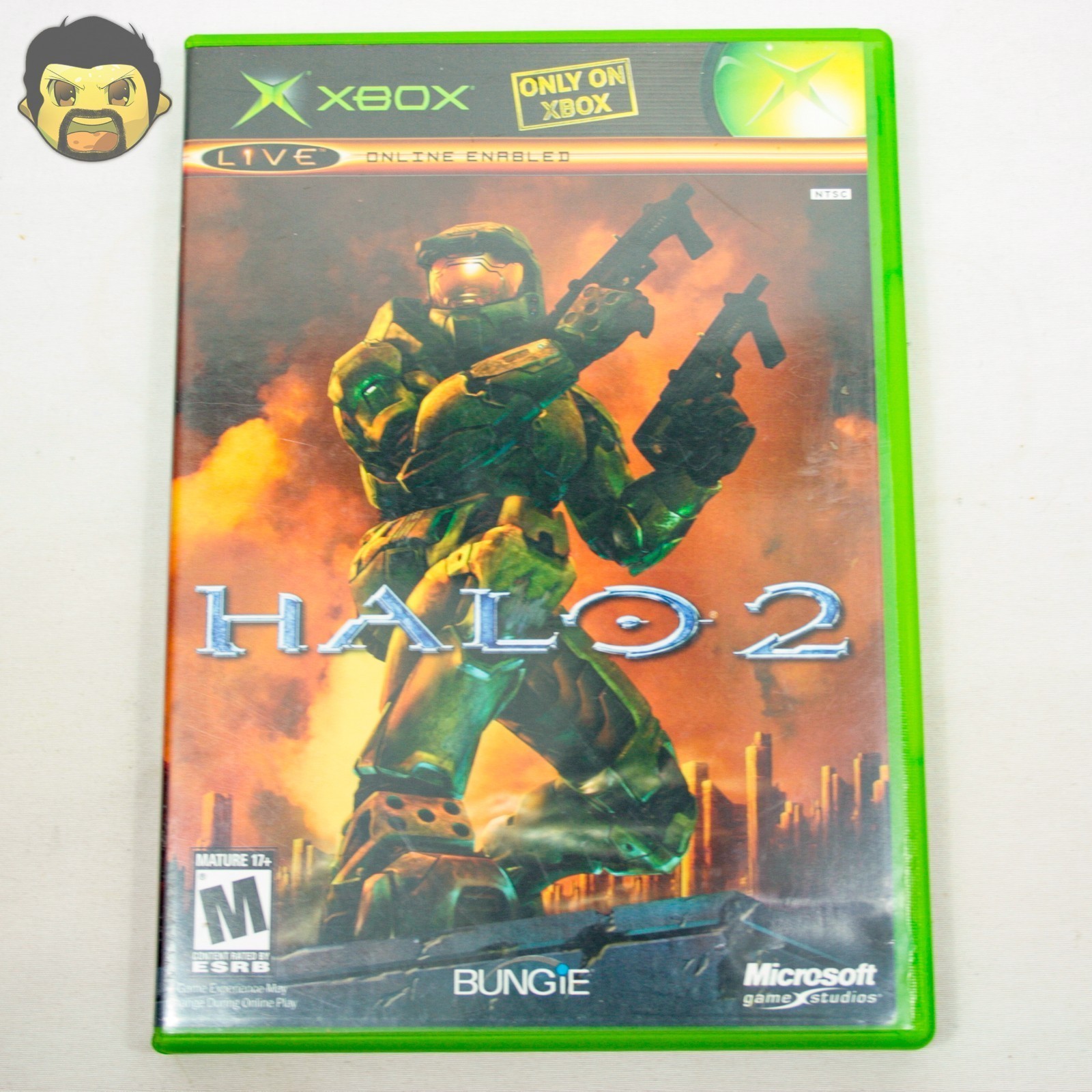 Halo 2 Xbox Original Game CIB 2004 1st Print Complete + Manual & Soundtrack Ad