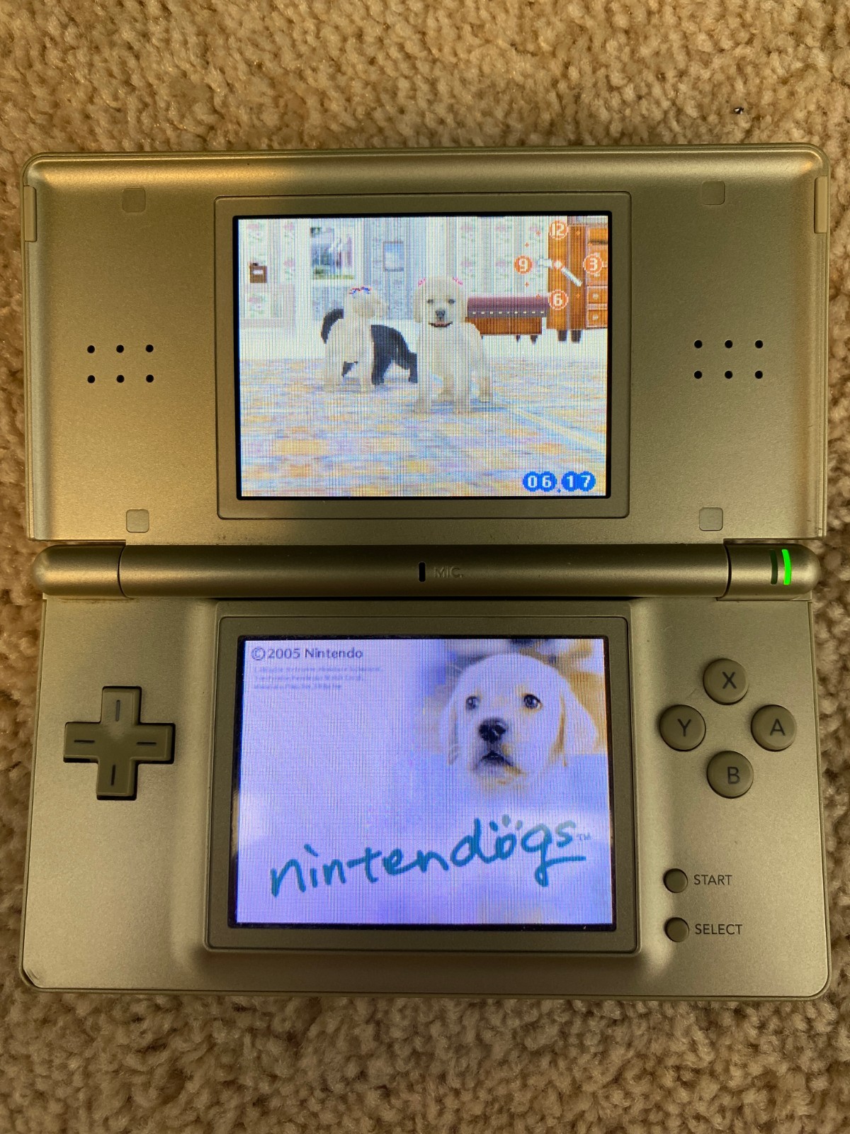 Authentic Nintendogs Lot of 3 DS Games Dachshund Lab Dalmatian Tested Works