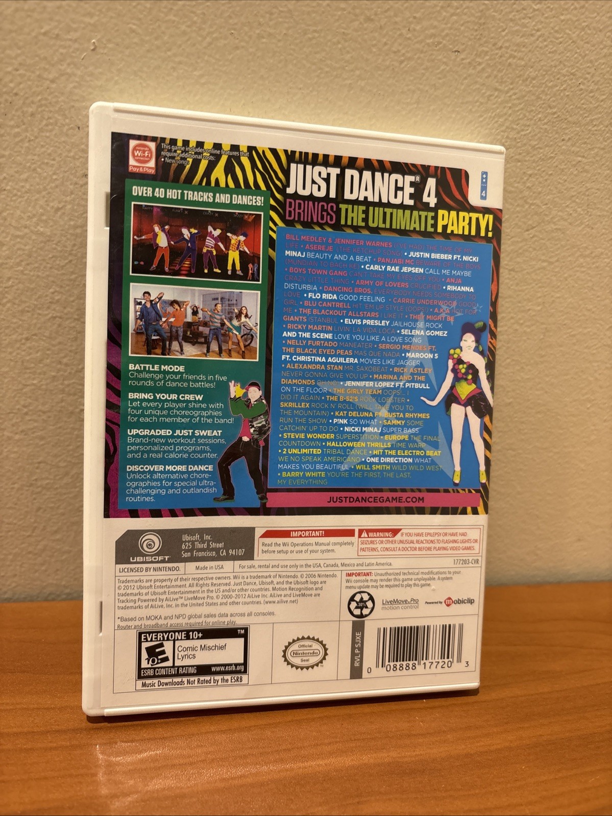 Just Dance 4 – Nintendo Wii Game