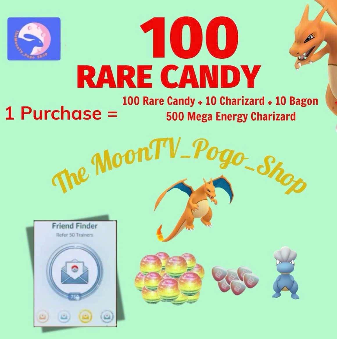 100 RARE CANDY- Friend Finder Medal- FAST SALE- Completed within 24hrs ✨Digital✨
