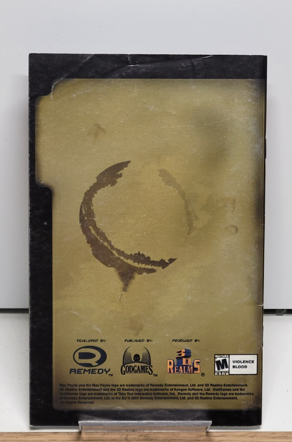 MAX PAYNE : Sony PS2 / Rock Star Games : MANUAL ONLY