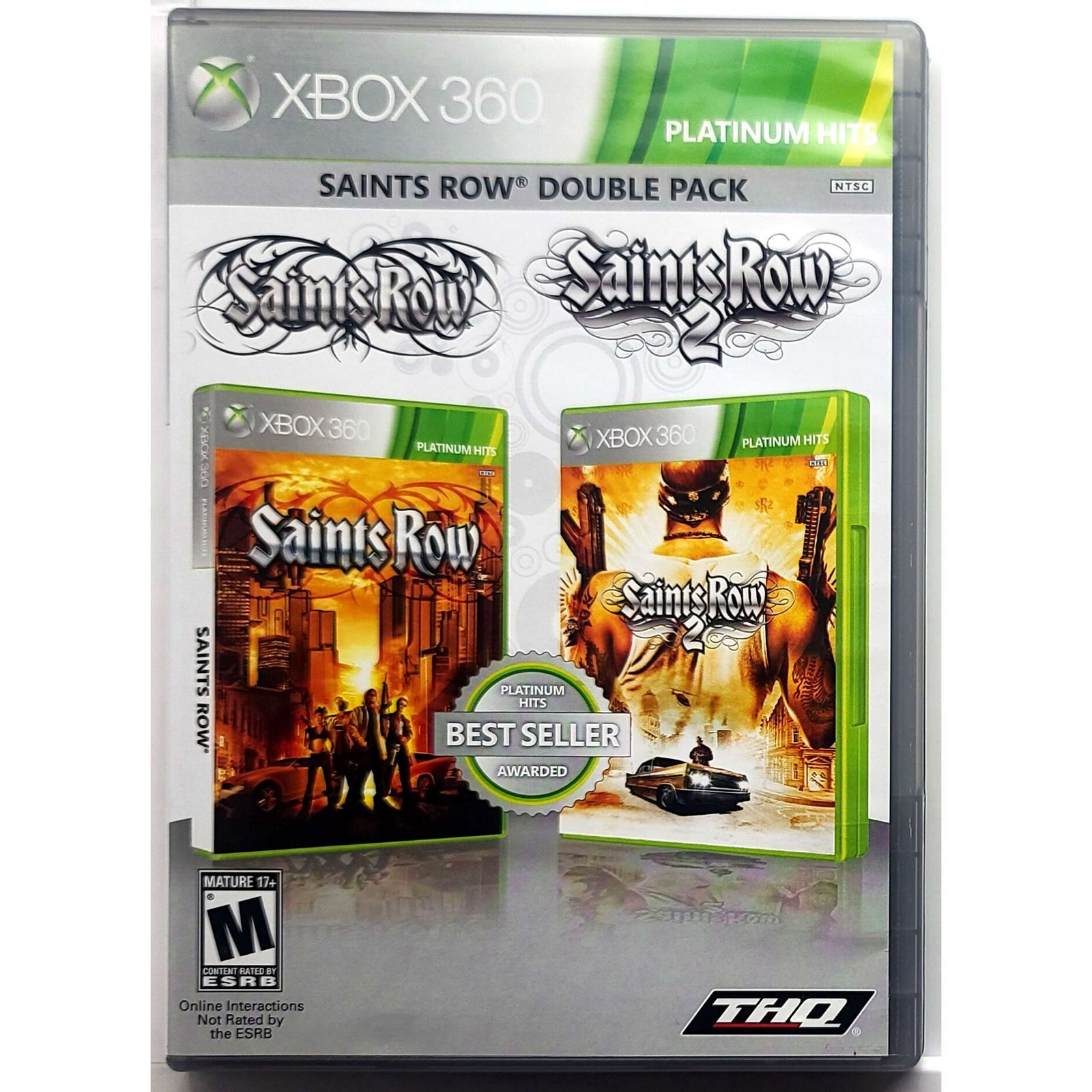 Saints Row Double Pack – Microsoft Xbox 360 Pristine Tested 1Y Guarantee