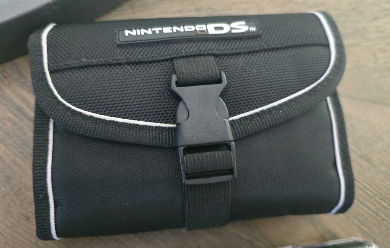 Nintendo DS Lite Black/Red, Games, Headphones, Chargers, Bags. Great Shape Read!